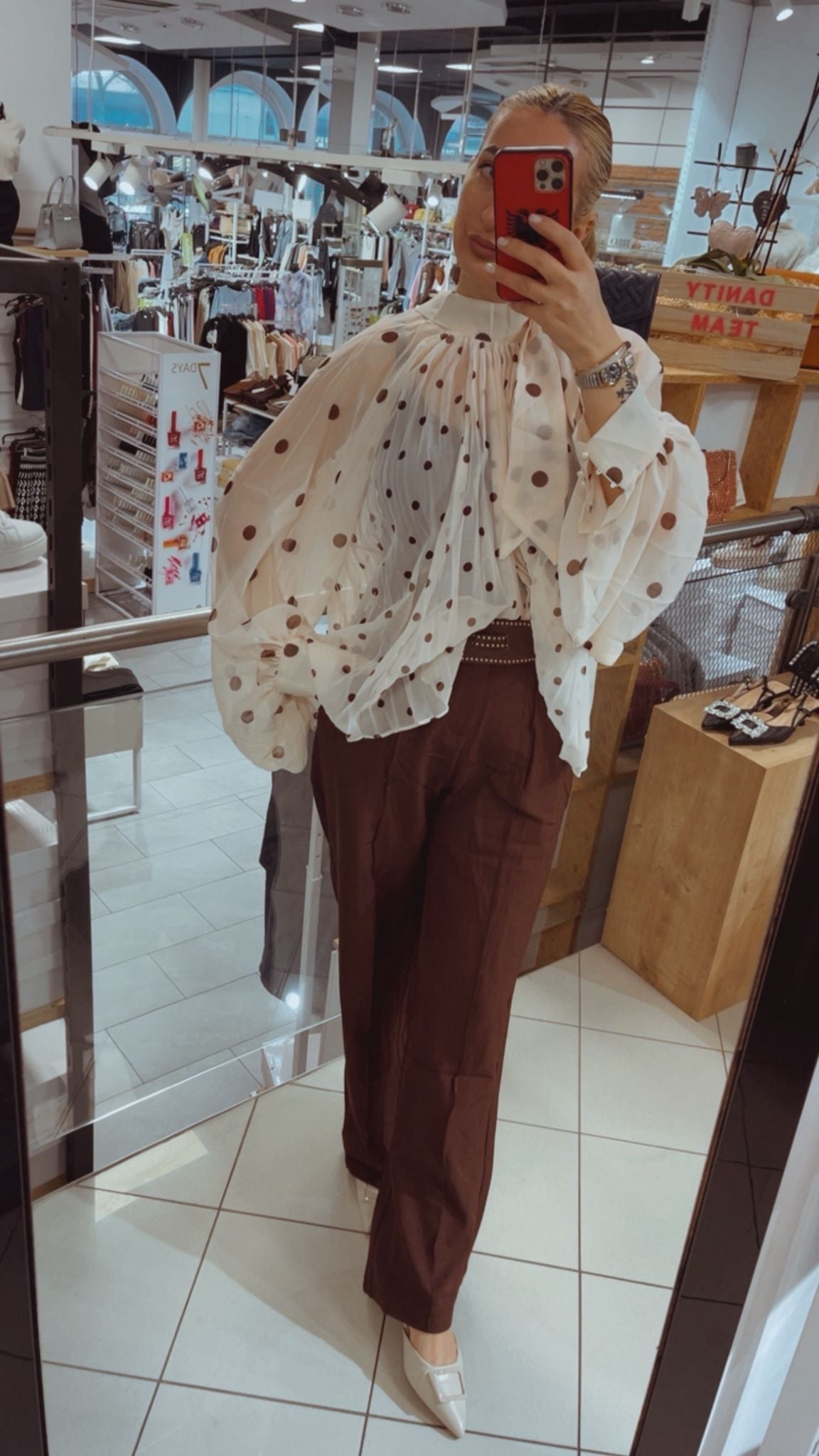 PÜNKTCHEN BLUSE TAMARA