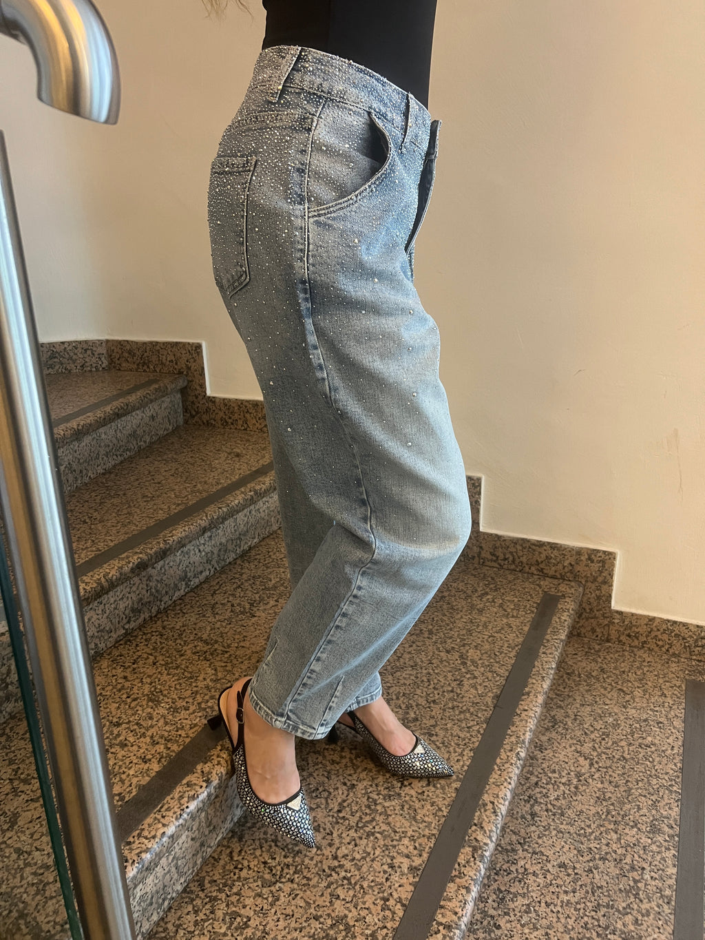 GLITZER JEANS JULIA