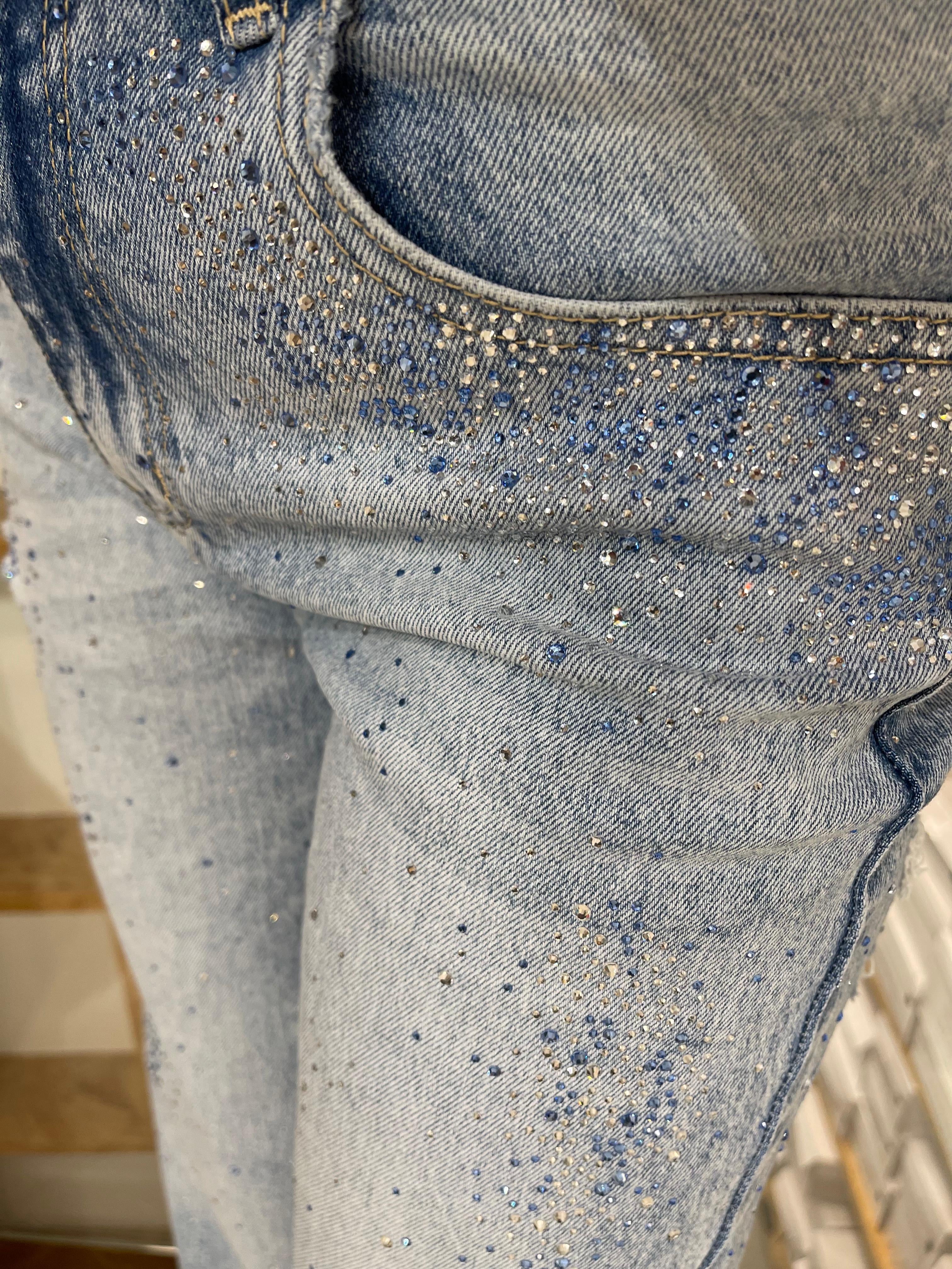 GLITZER JEANS MILANIA