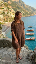 Leinen Kleid Ritta Ballon