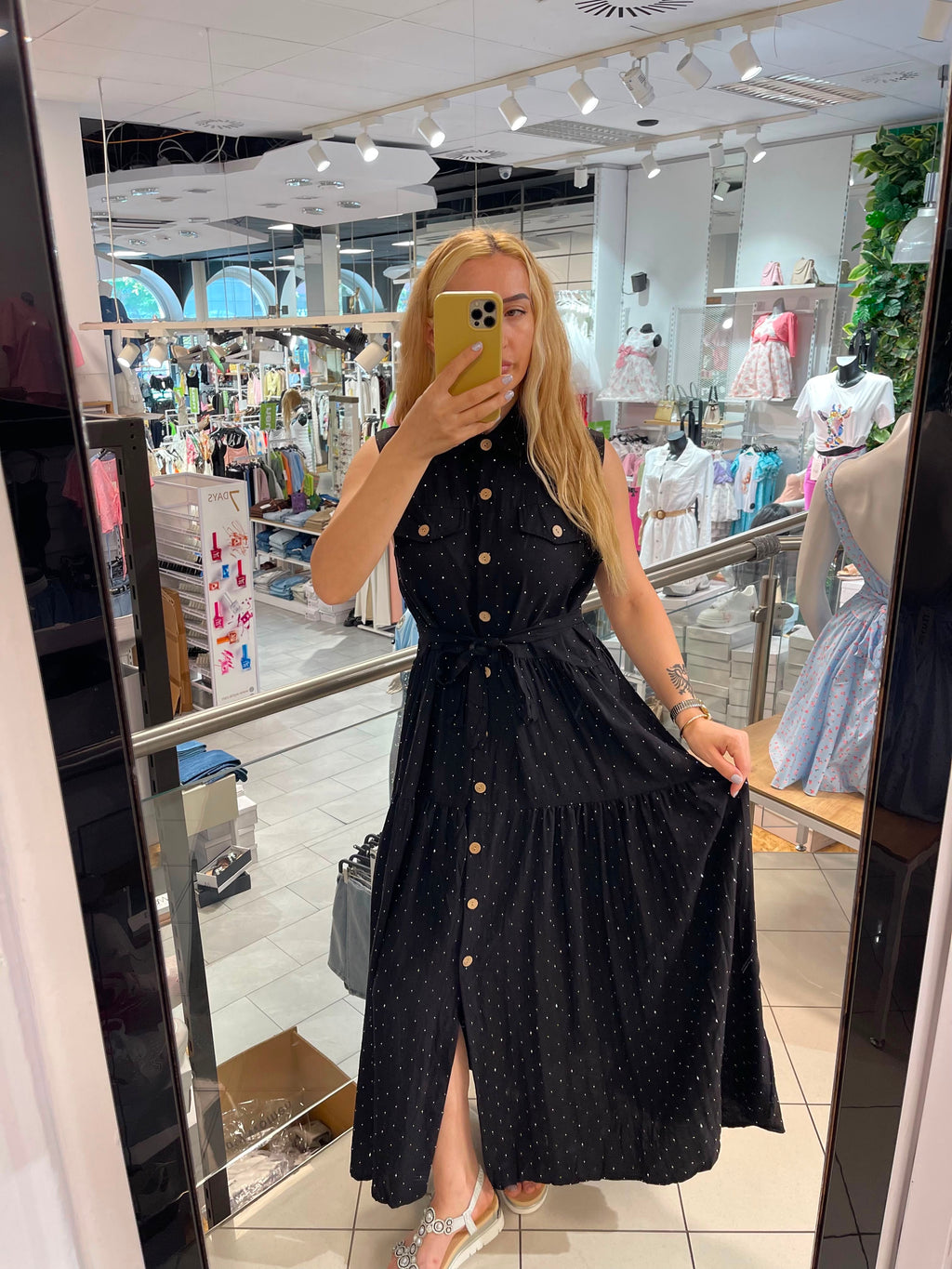 Kleid mit Strass