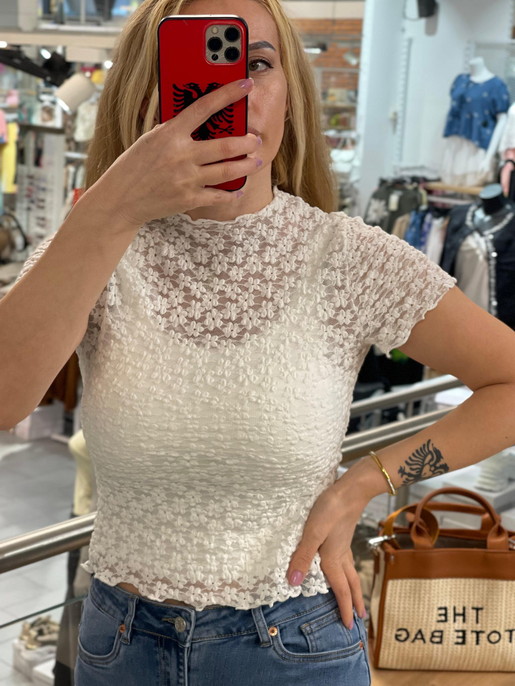 Spitzen Shirt Eva