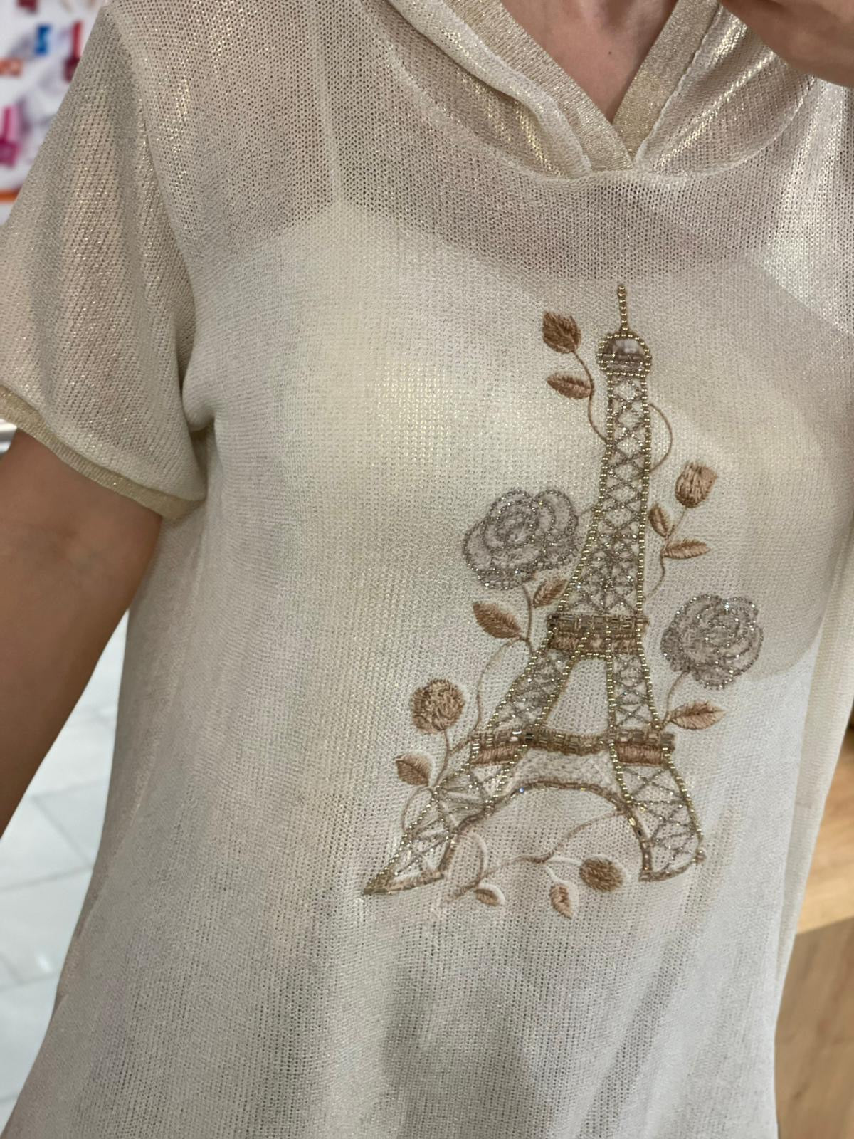 Viskose Kapuzen Shirt Liane