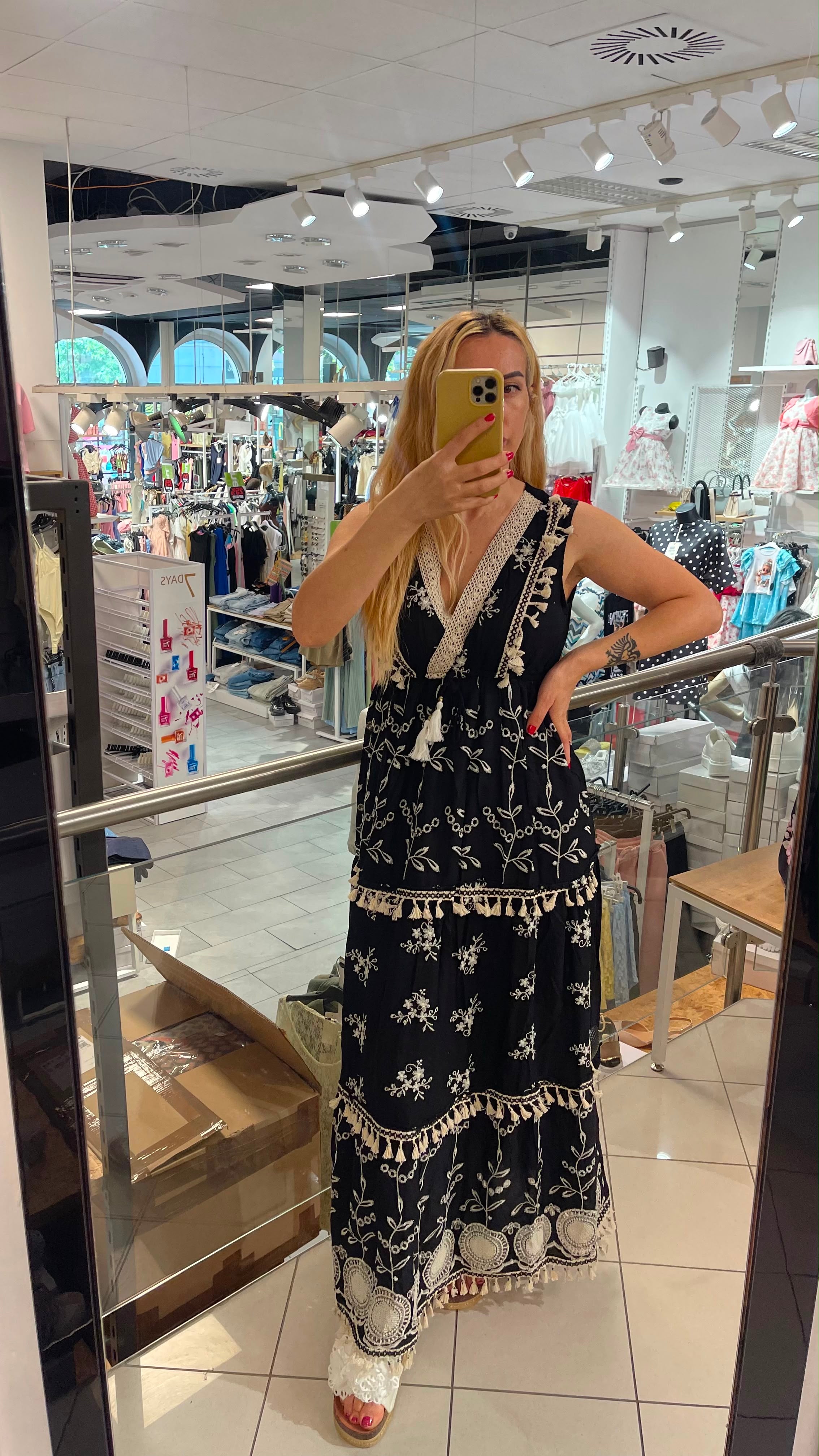 Boho maxi Kleid
