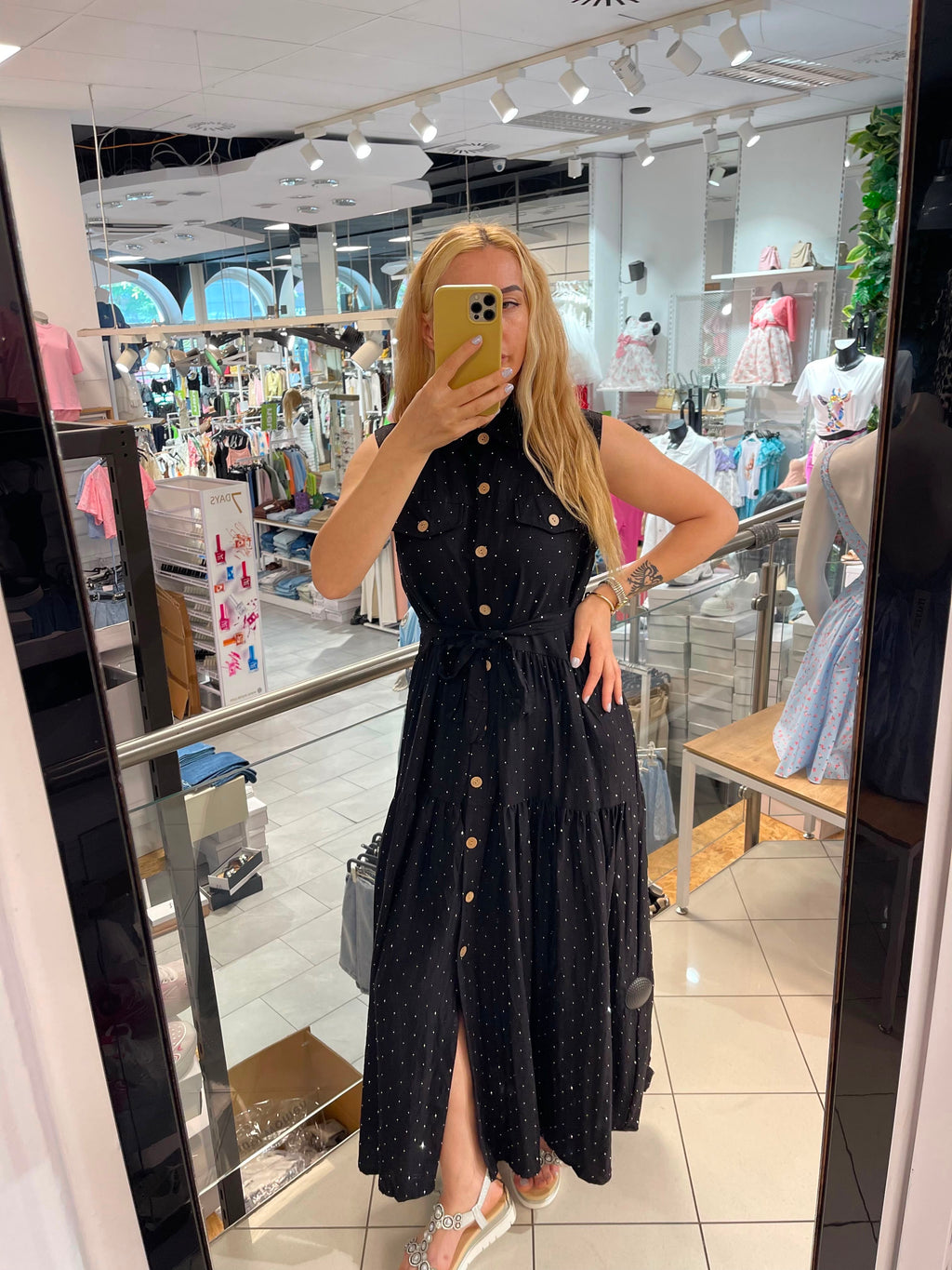 Kleid mit Strass