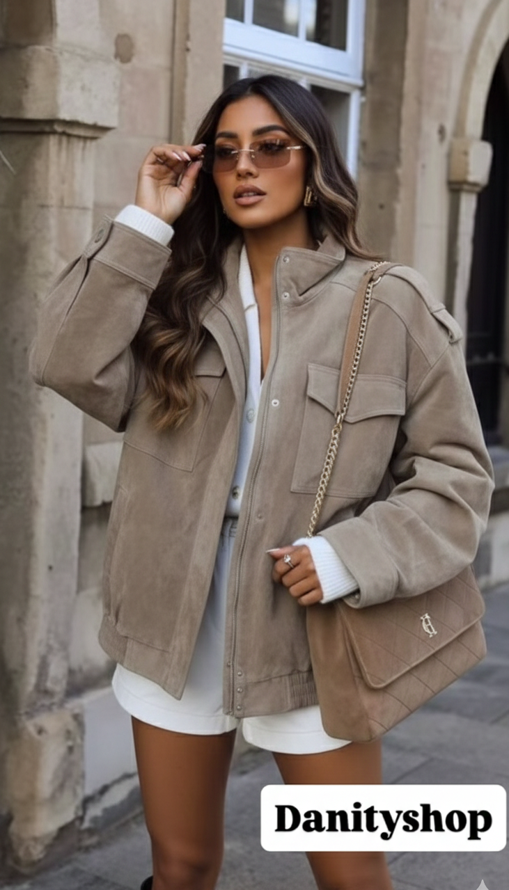 VELOUR JACKE MILA