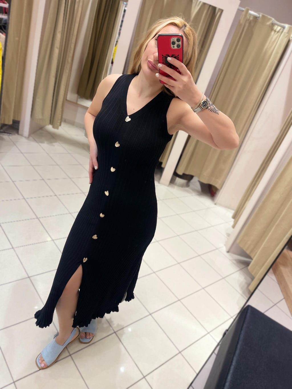 FEINSTRICK KLEID VERA