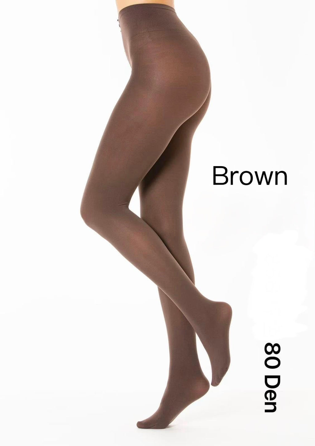 Blickdichte Feinstrumpfhose 80 DEN Chocolate Brown