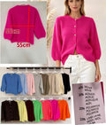 Kid Mohair 3/4 Strickjacke
