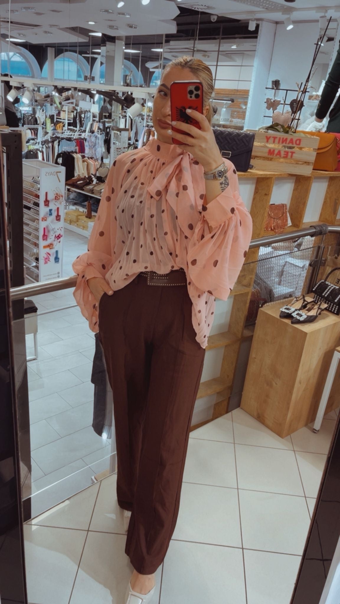 PÜNKTCHEN BLUSE TAMARA