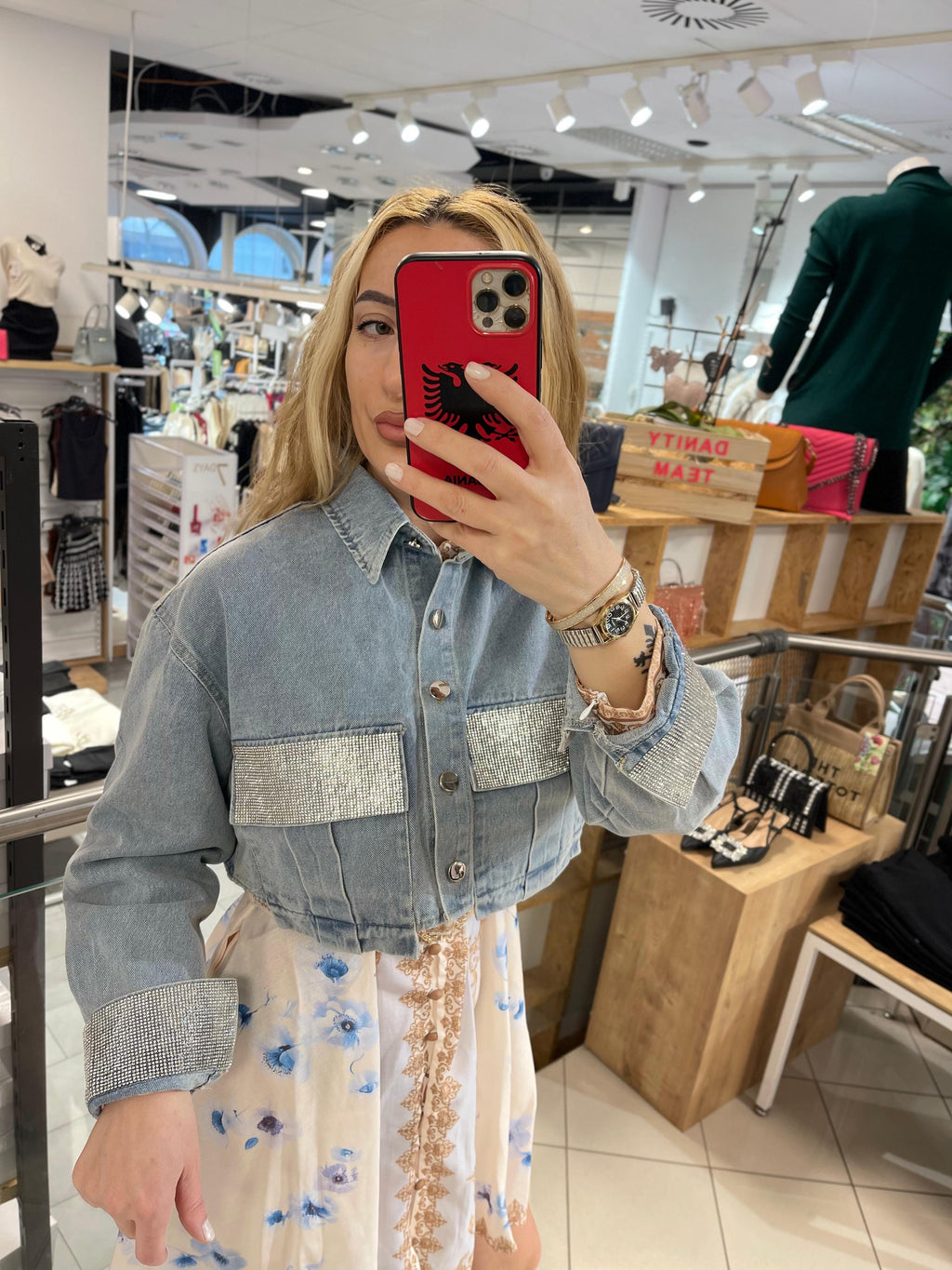 JEANSJACKE INA