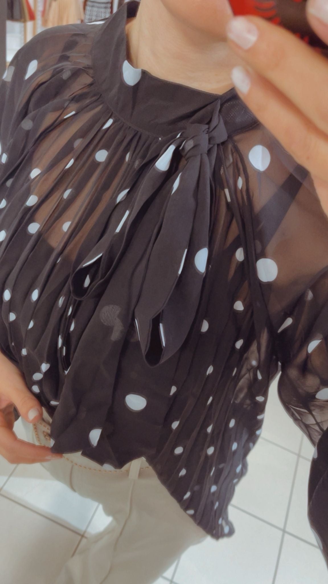 PÜNKTCHEN BLUSE TAMARA