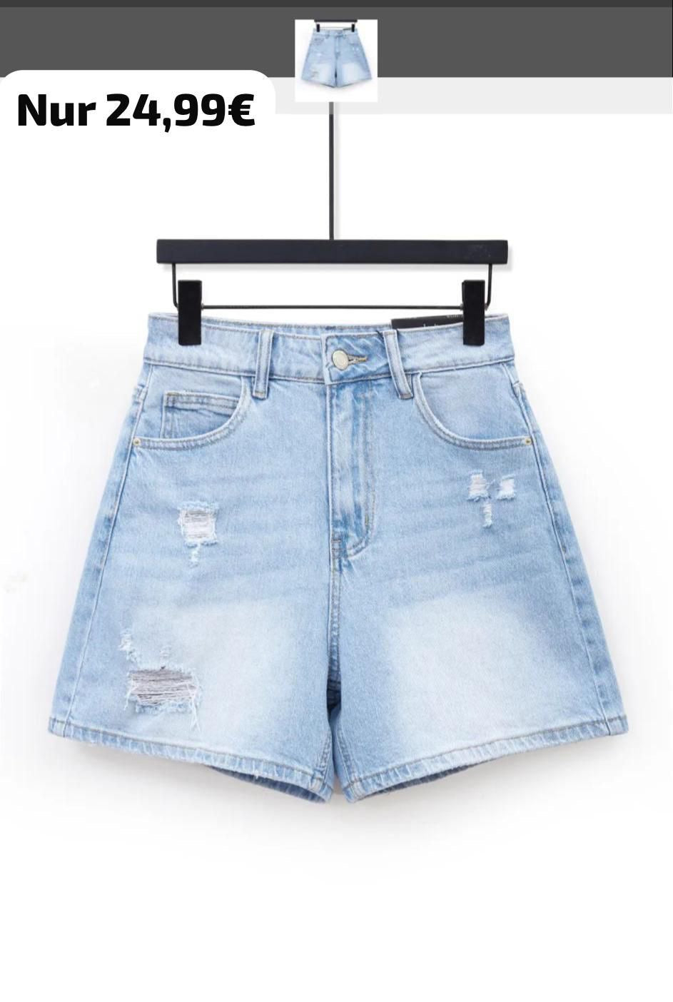 Jeans Shorts in wide Leg