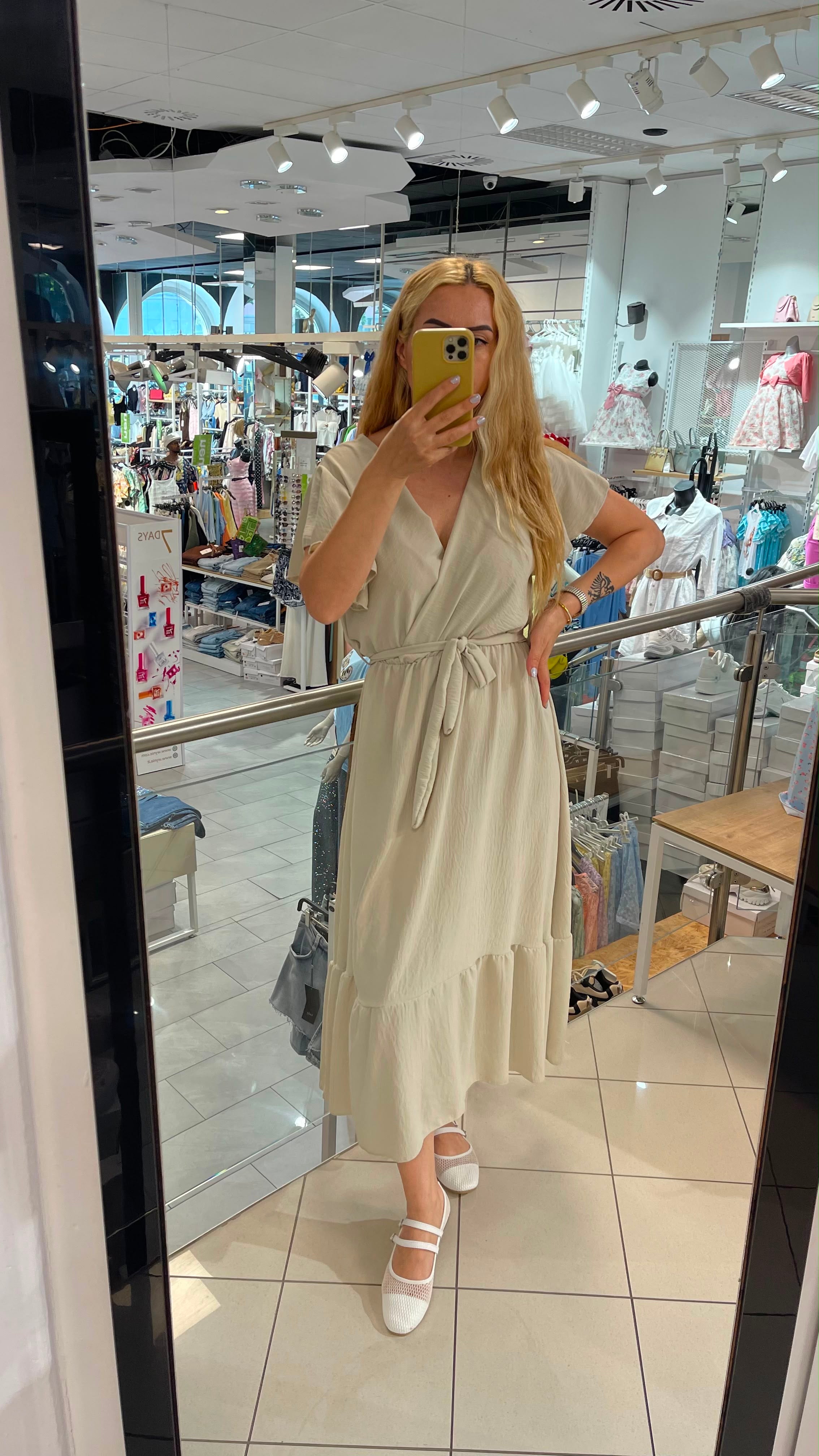 Maxi Volante Kleid Gabriela