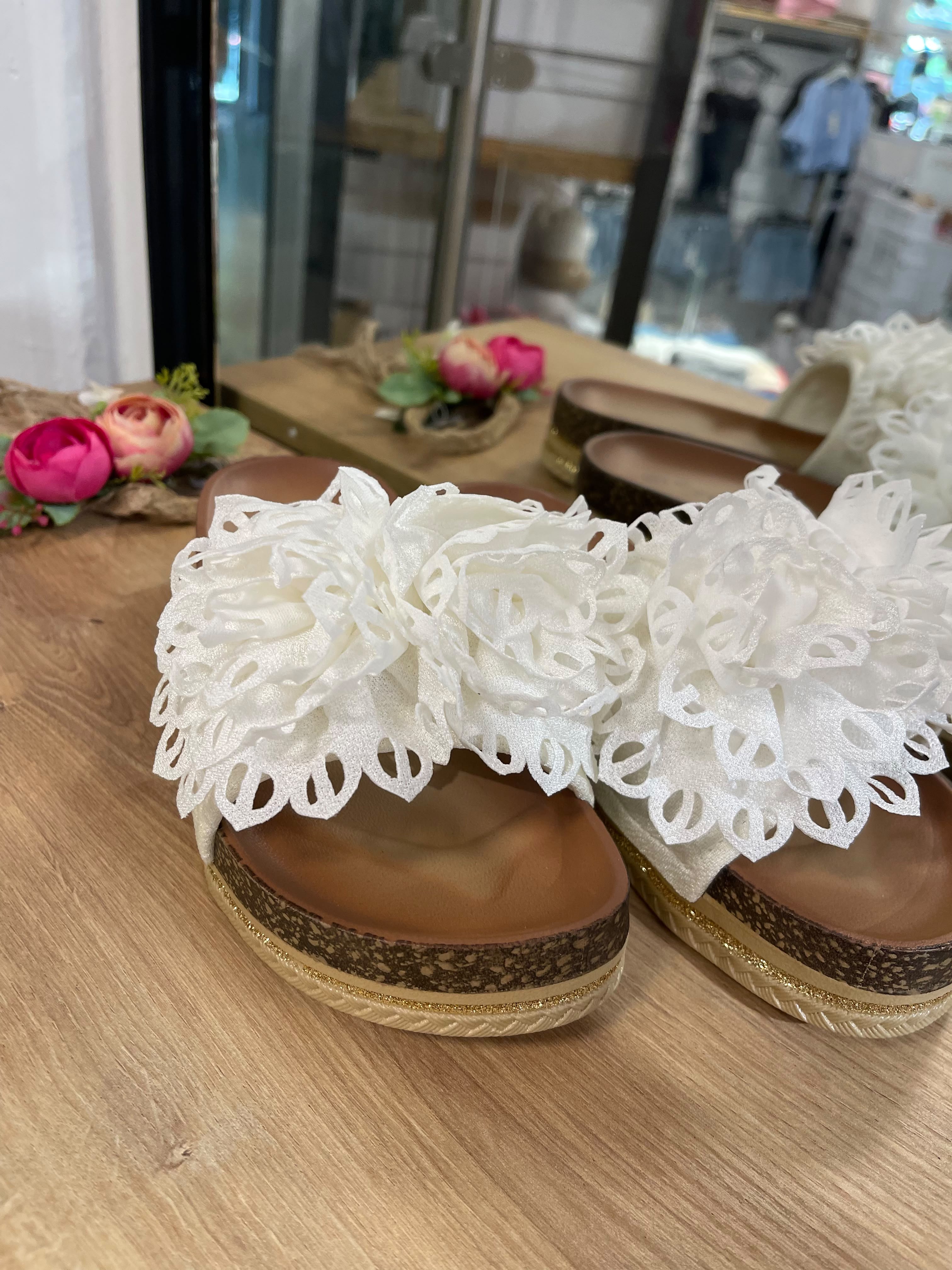Blumen Sandalen