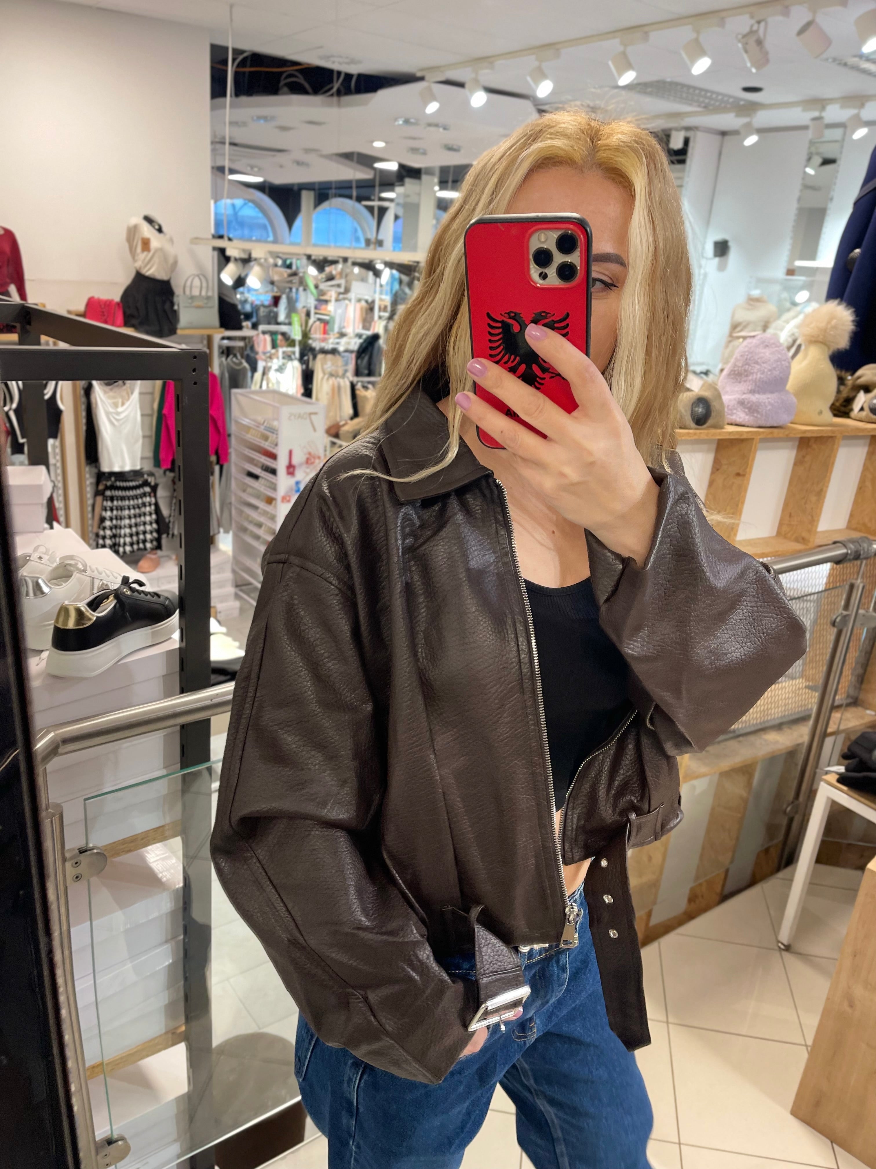 CARMEN LEDERJACKE AUS PU