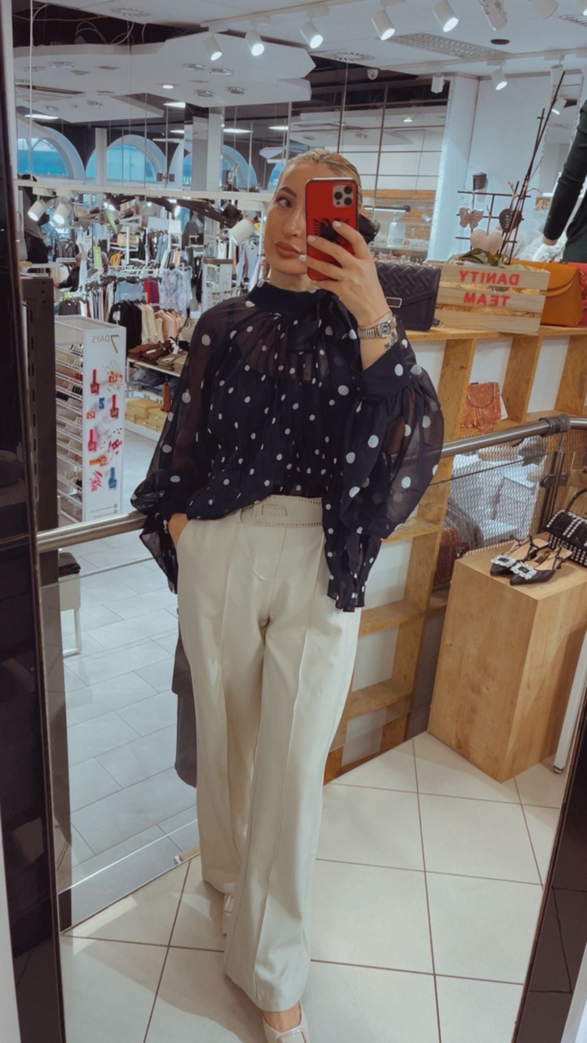 PÜNKTCHEN BLUSE TAMARA