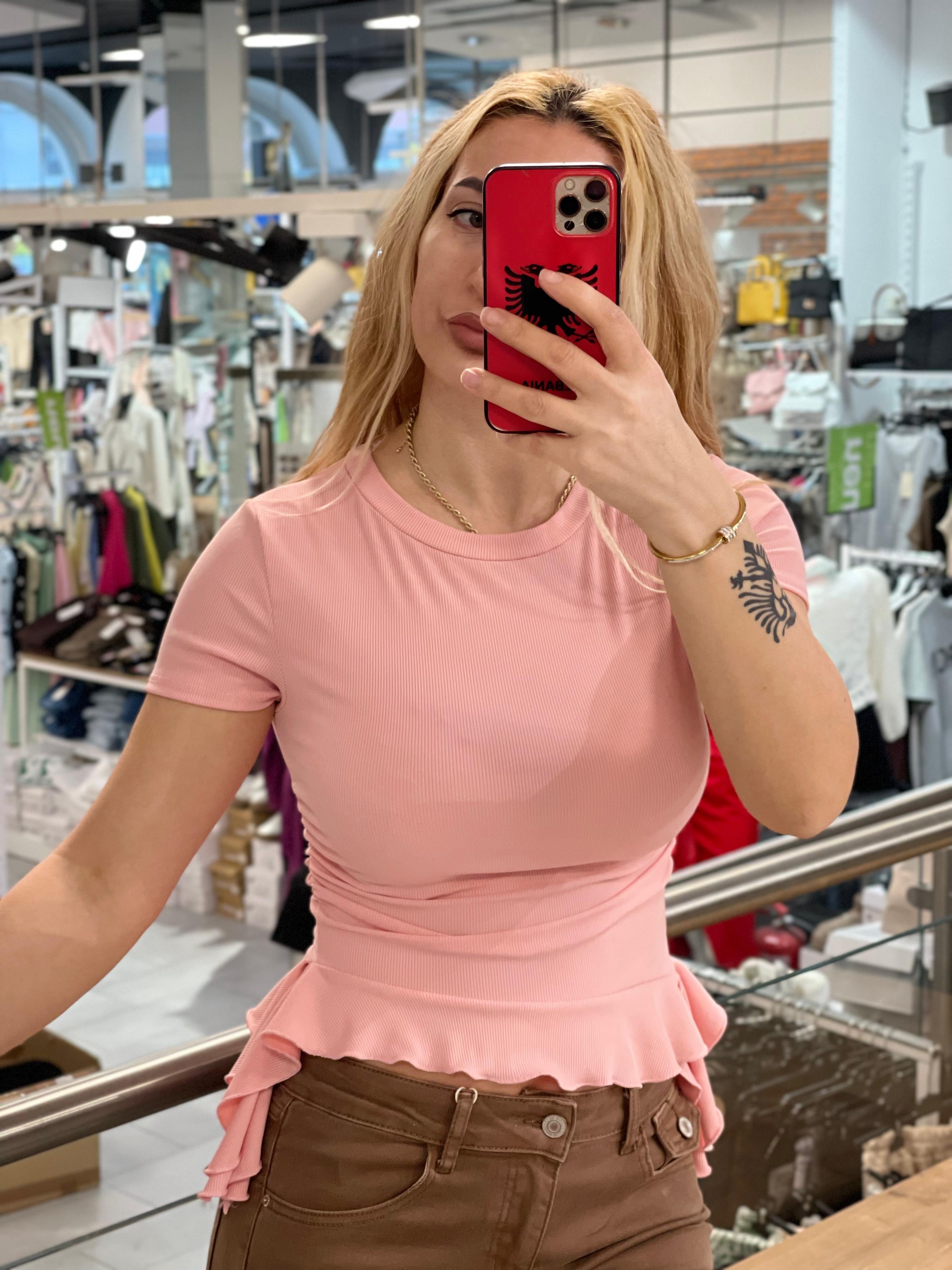 Shirt Zeinab mit Rüschchen