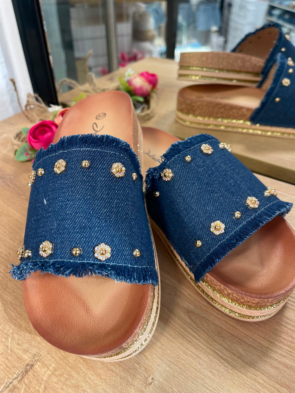 Jeans Sandalen