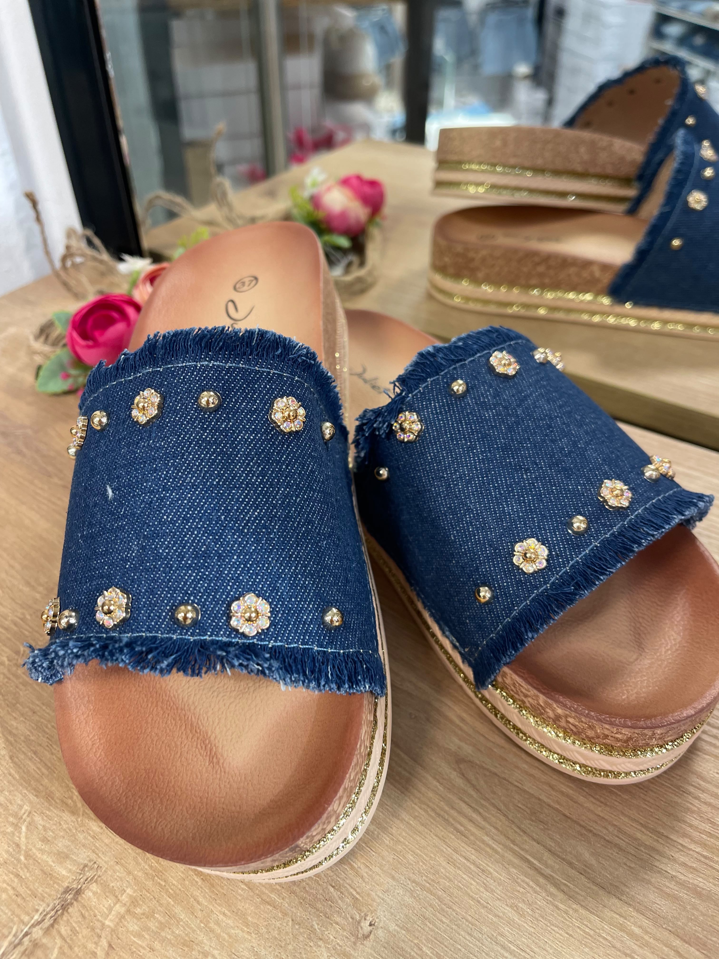 Jeans Sandalen