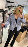 FILZ JACKE BLAU