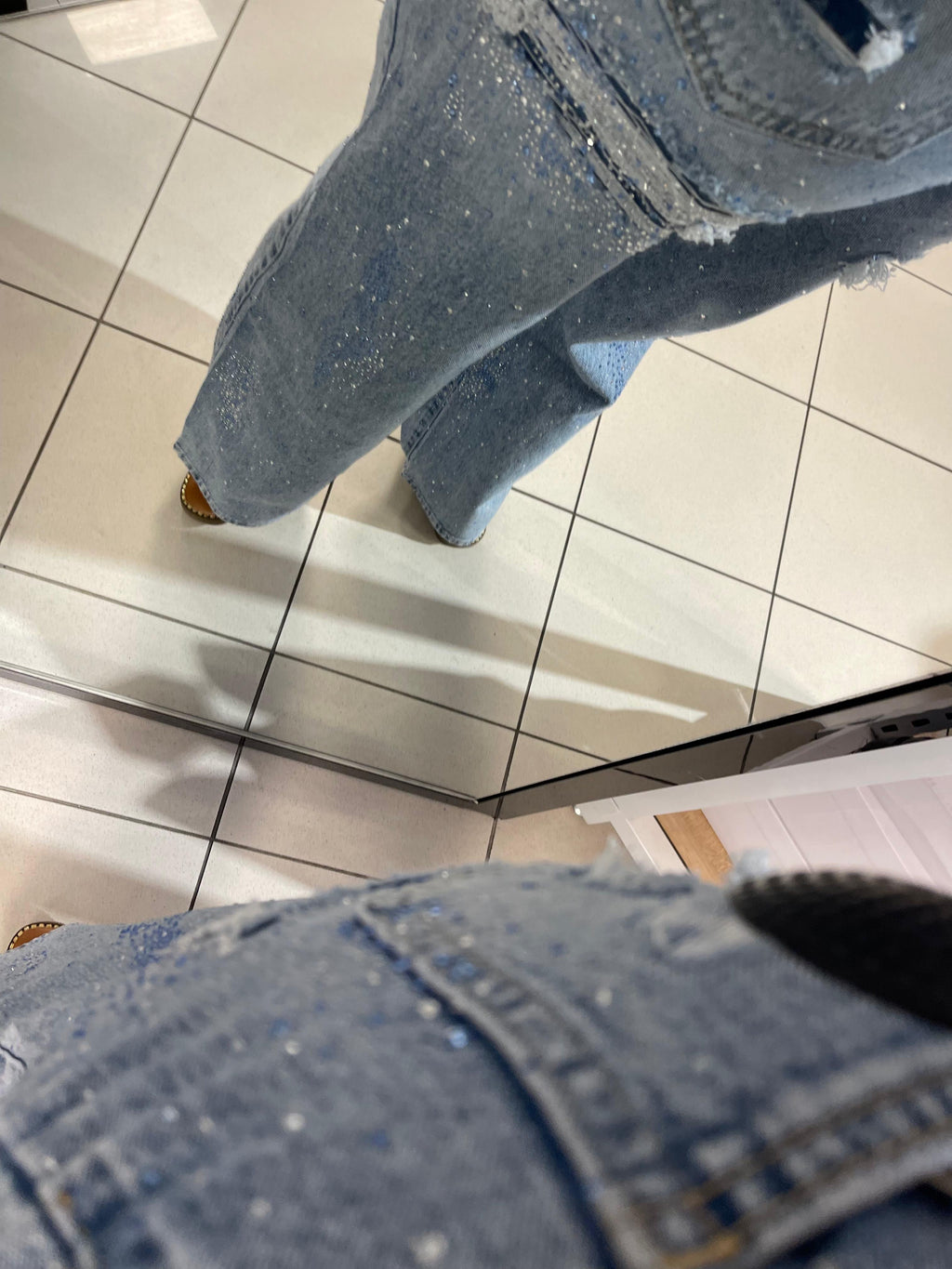 GLITZER JEANS MILANIA