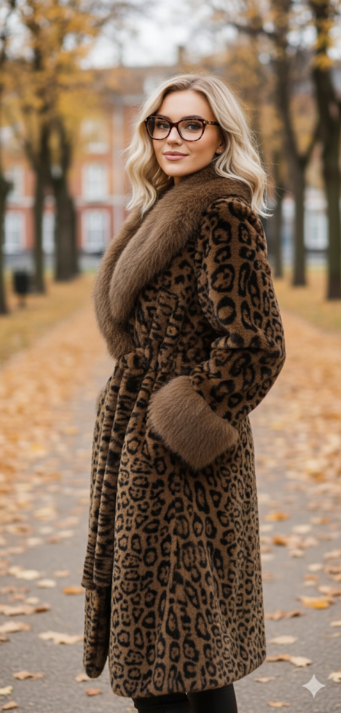 LUXURIÖSER LEO WINTERMANTEL