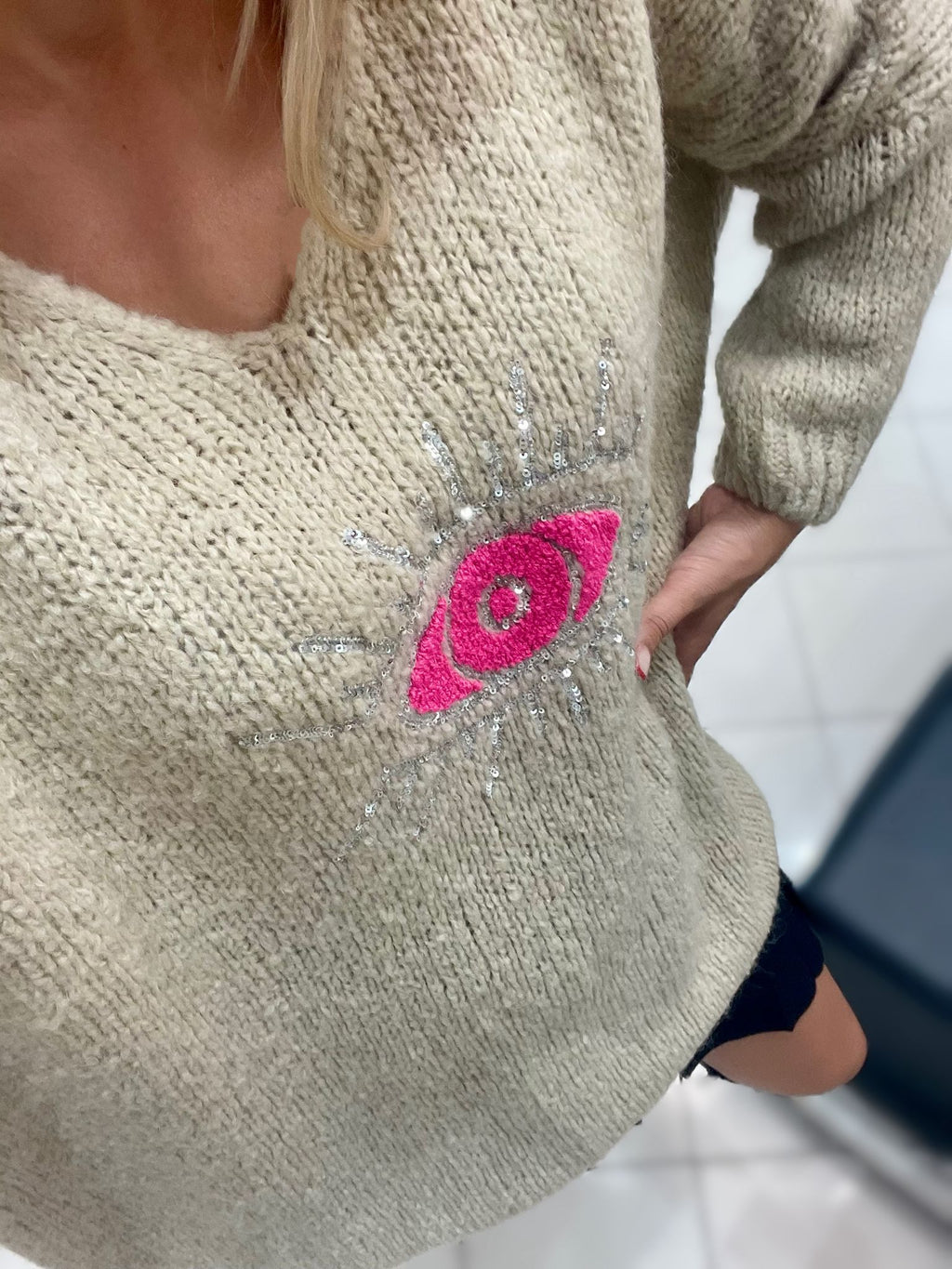 PULLOVER OVERSIZE MYSTIC EYE