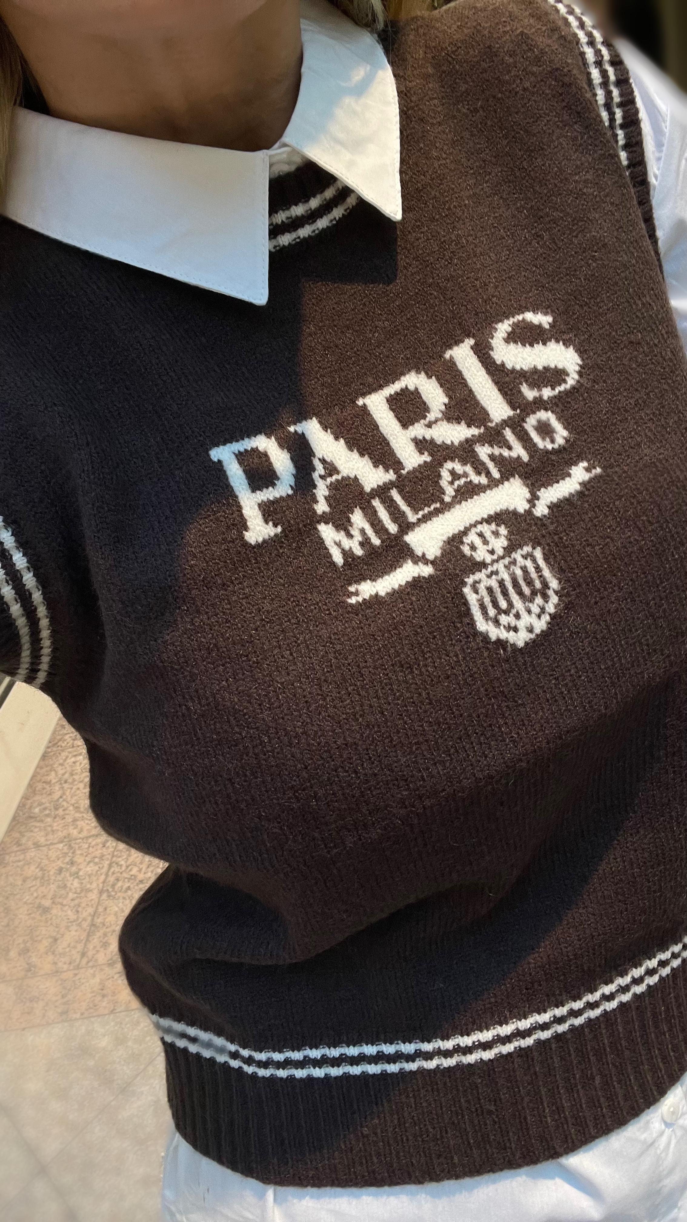 PULLUNDER PARIS MILANO –BRAUN