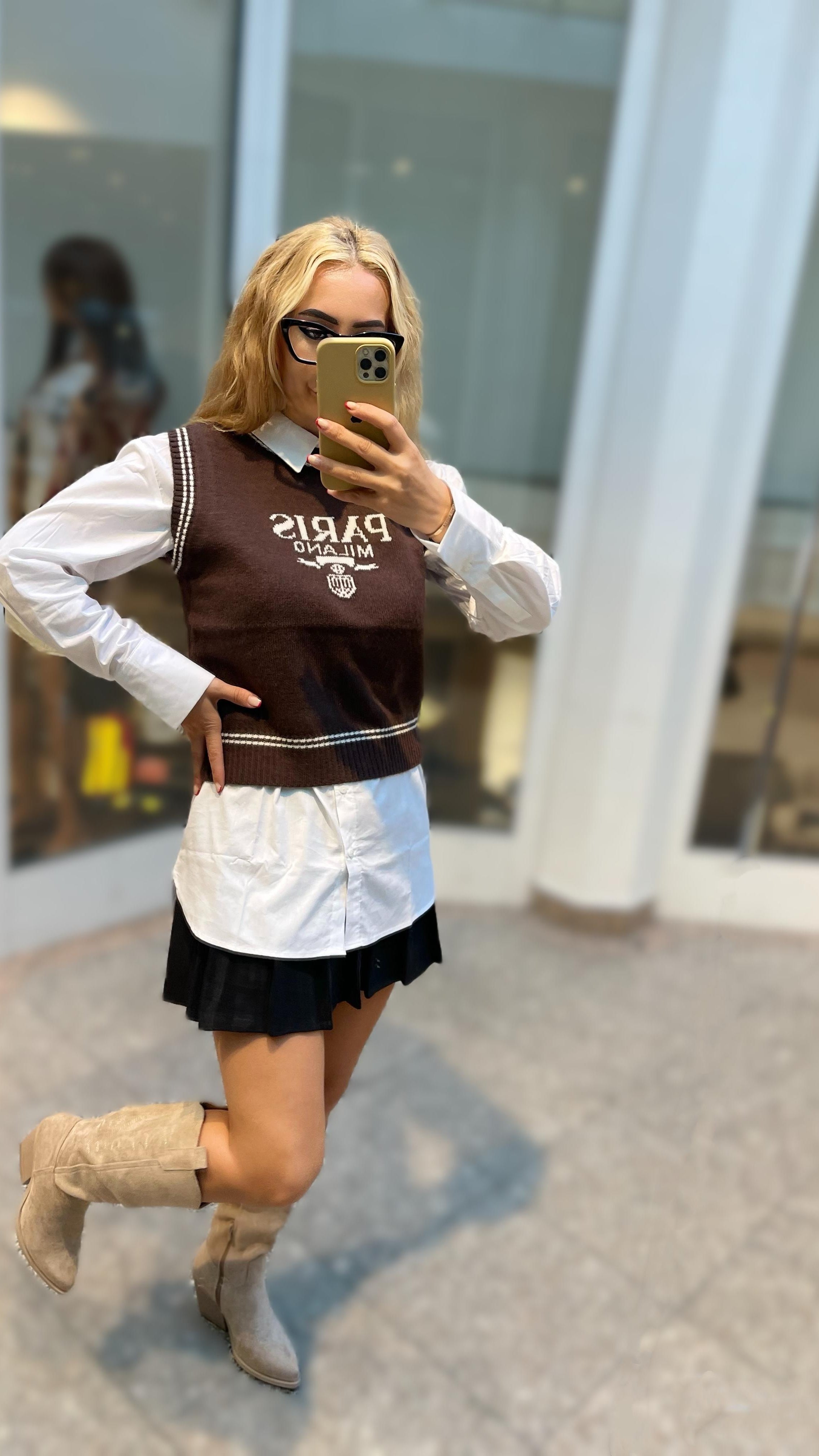 PULLUNDER PARIS MILANO –BRAUN