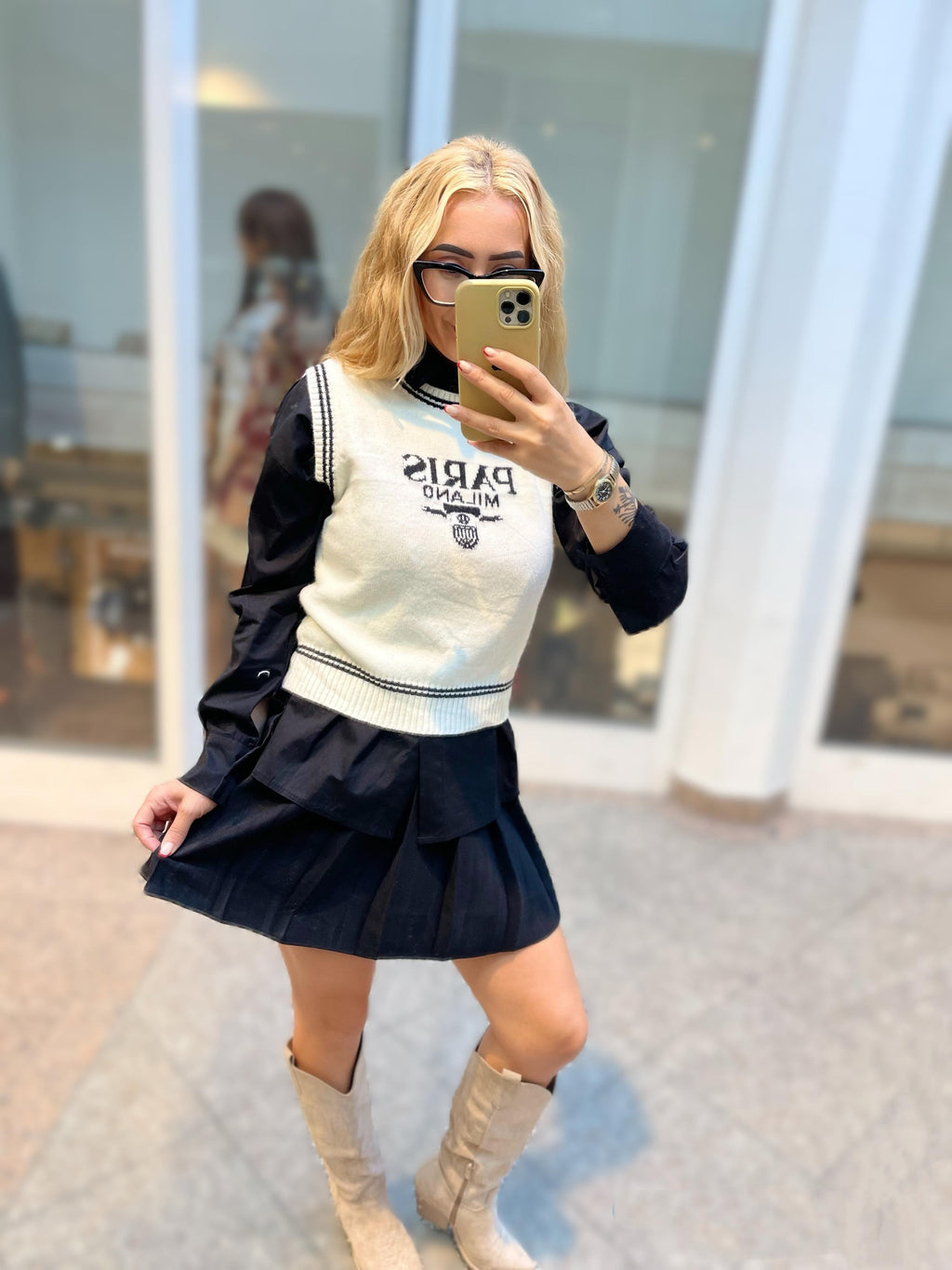 PULLUNDER PARIS MILANO –WEISS