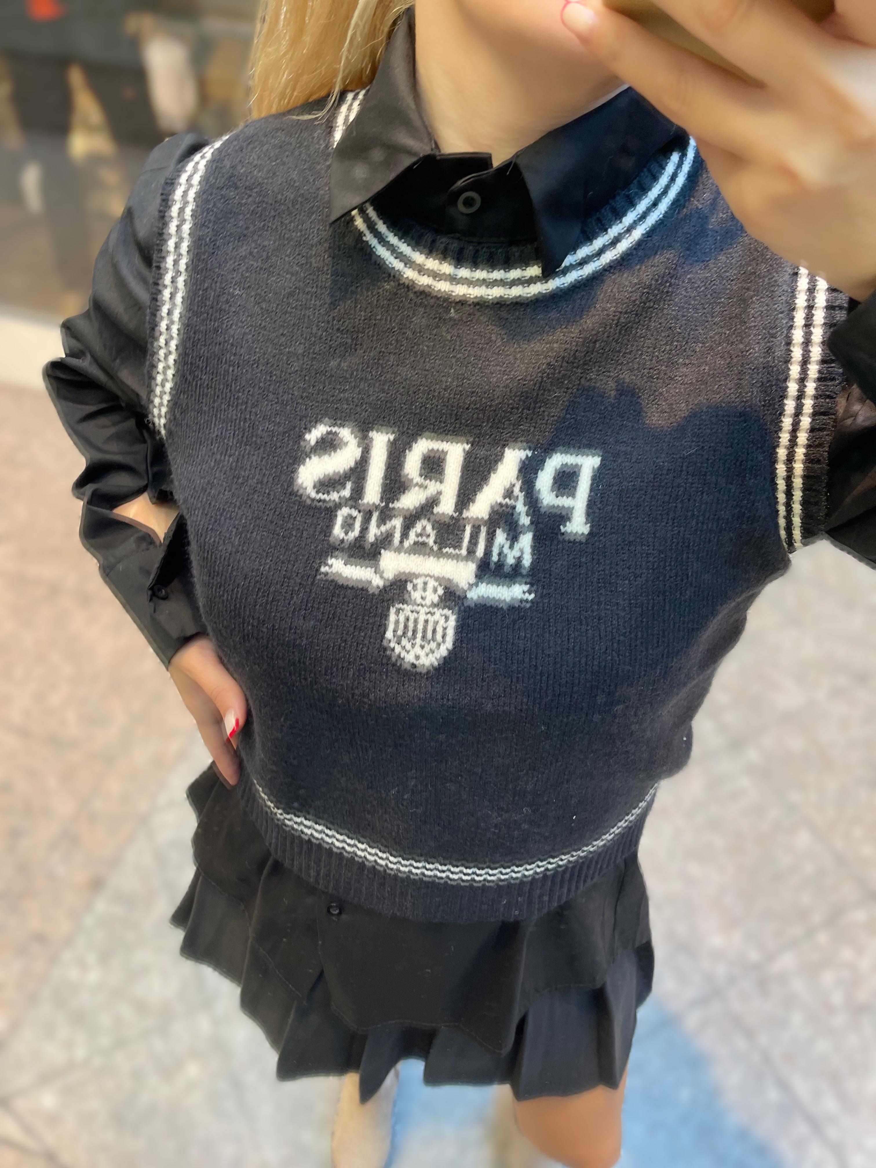 PULLUNDER PARIS MILANO – SCHWARZ