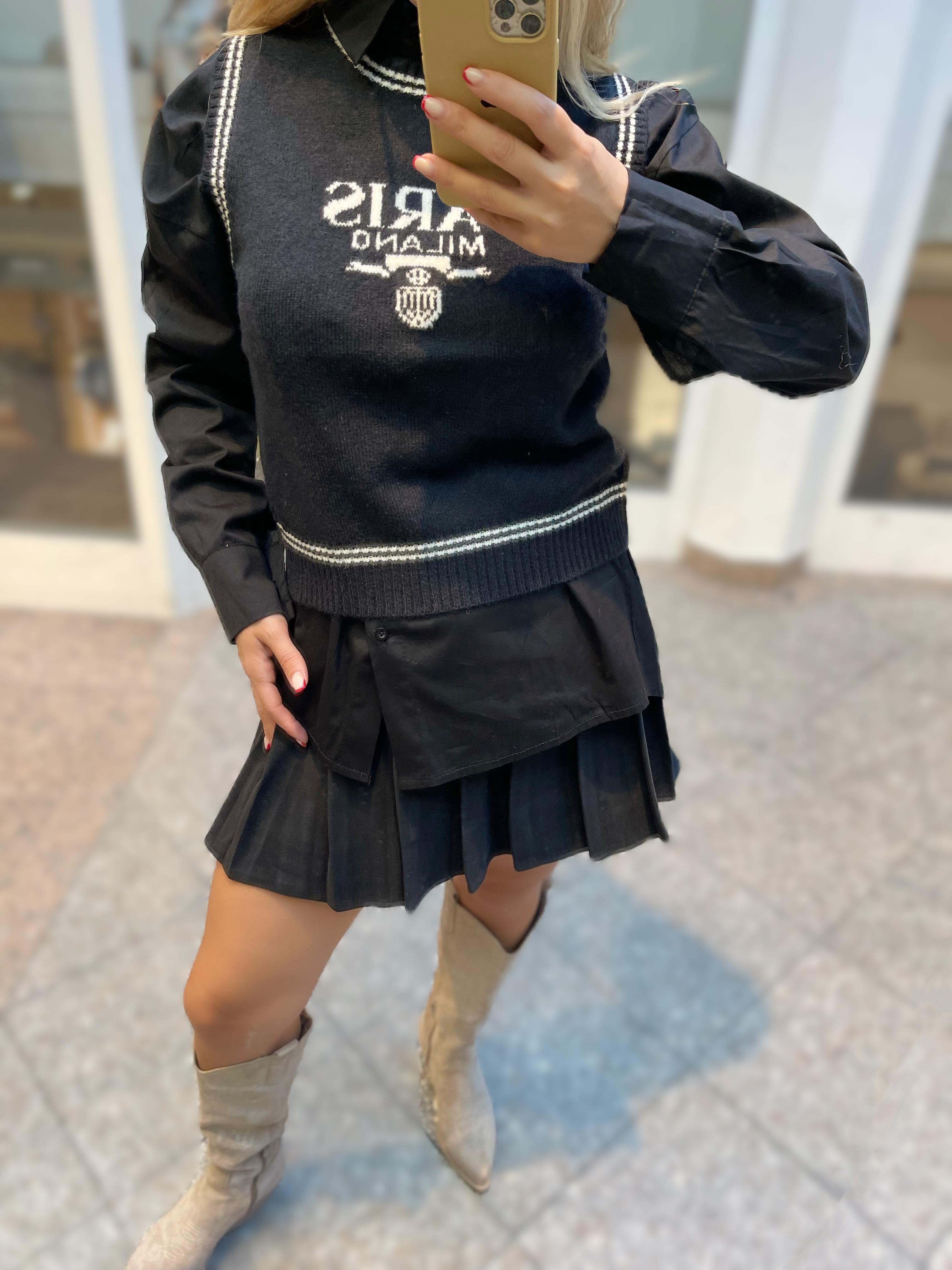 PULLUNDER PARIS MILANO – SCHWARZ