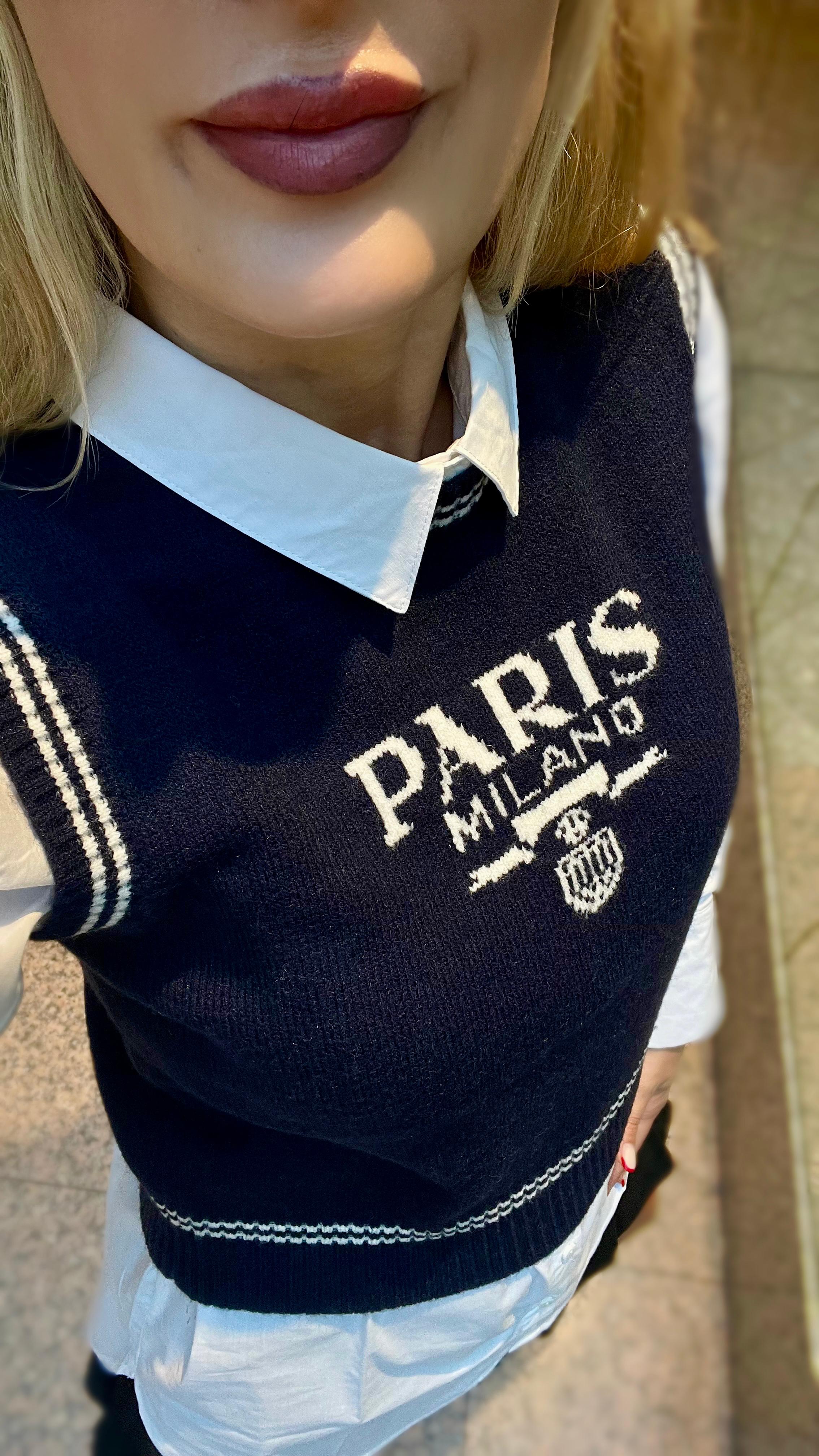 PULLUNDER PARIS MILANO – SCHWARZ