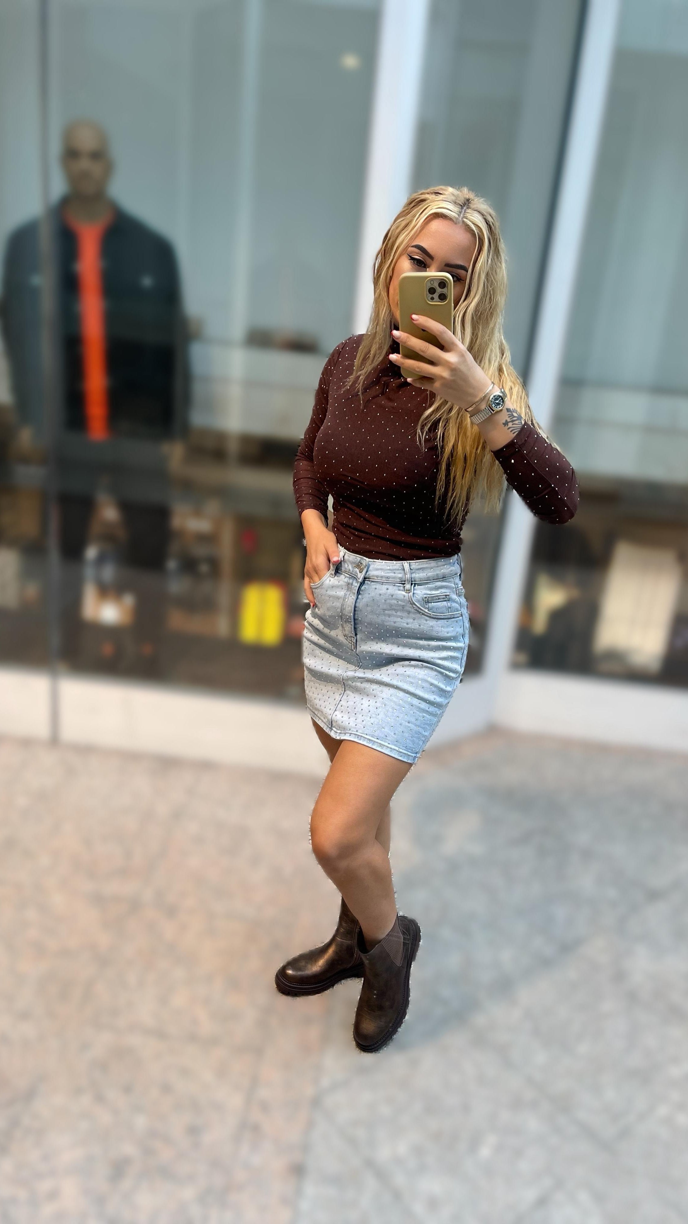 JEANS MINIROCK CRYSTAL LIGHT
