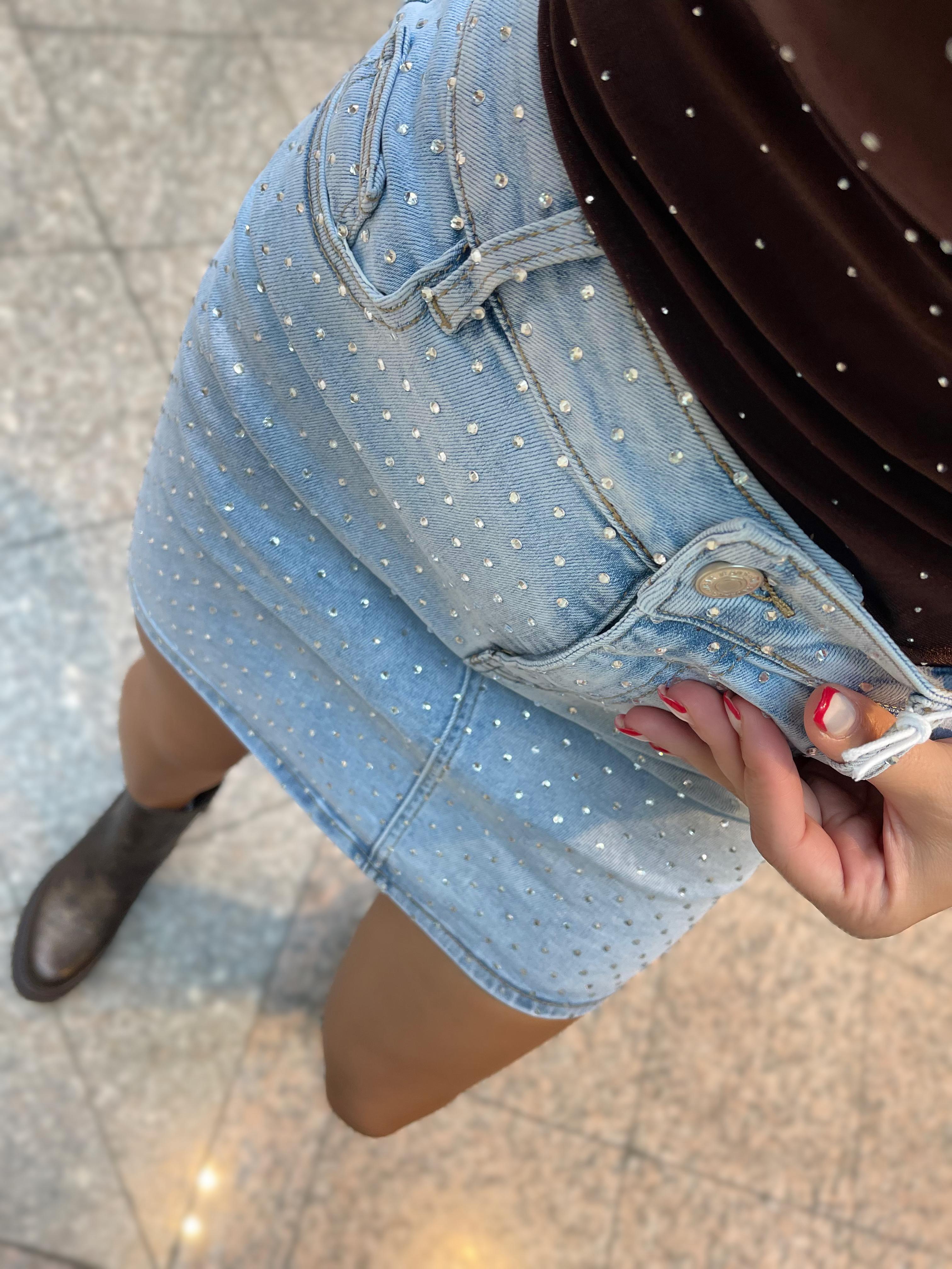 JEANS MINIROCK CRYSTAL LIGHT