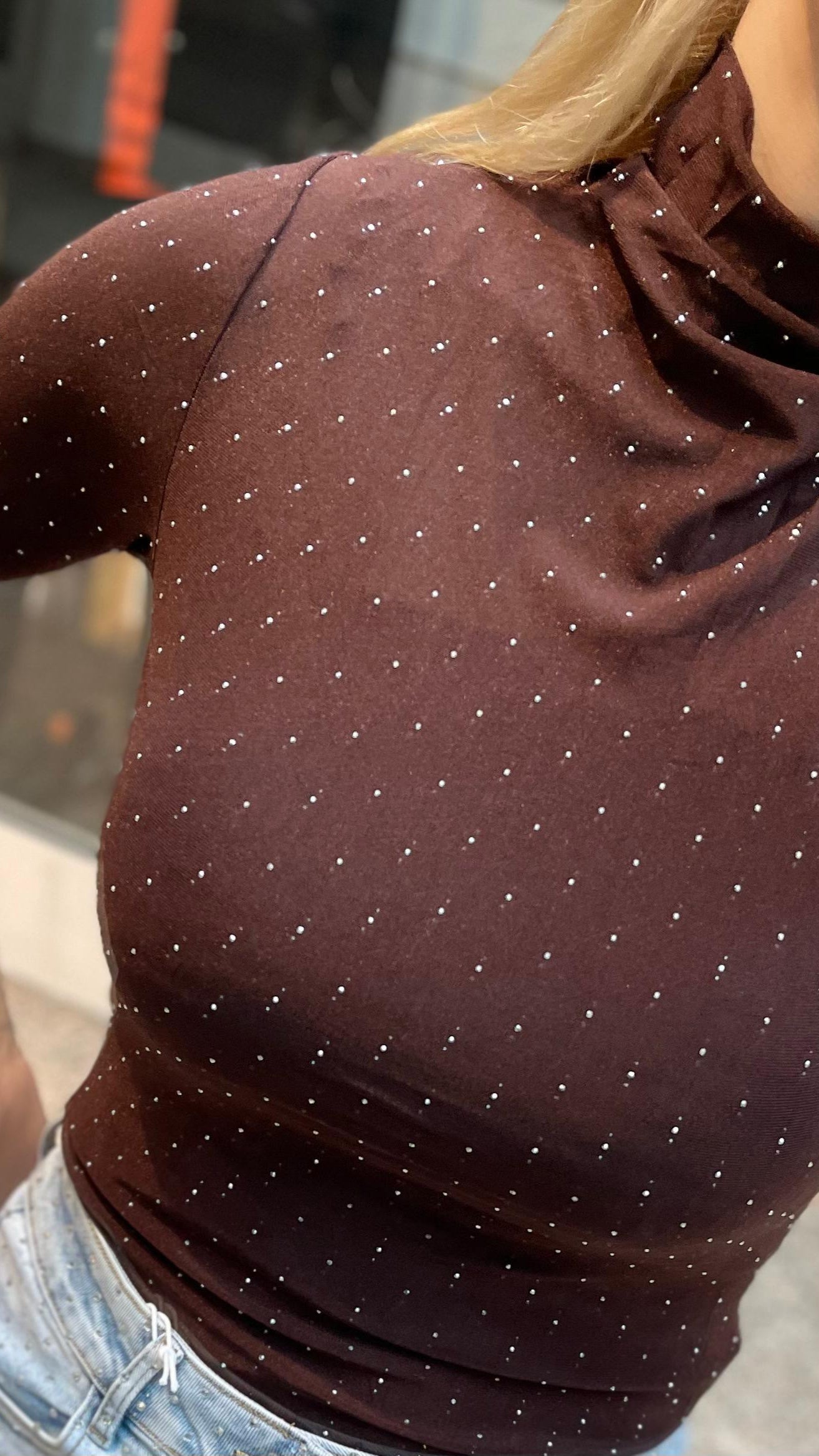 MESH BODY BRAUN SPARKLE