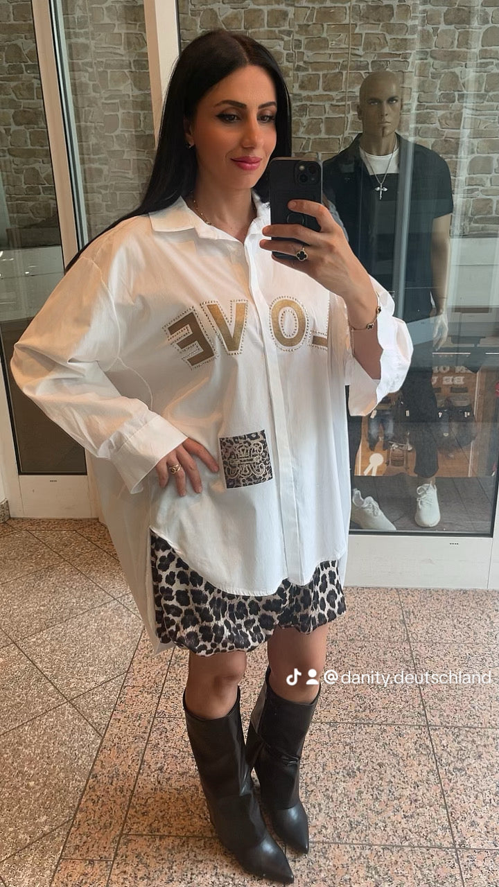 OVERSIZED BLUSE LOVE