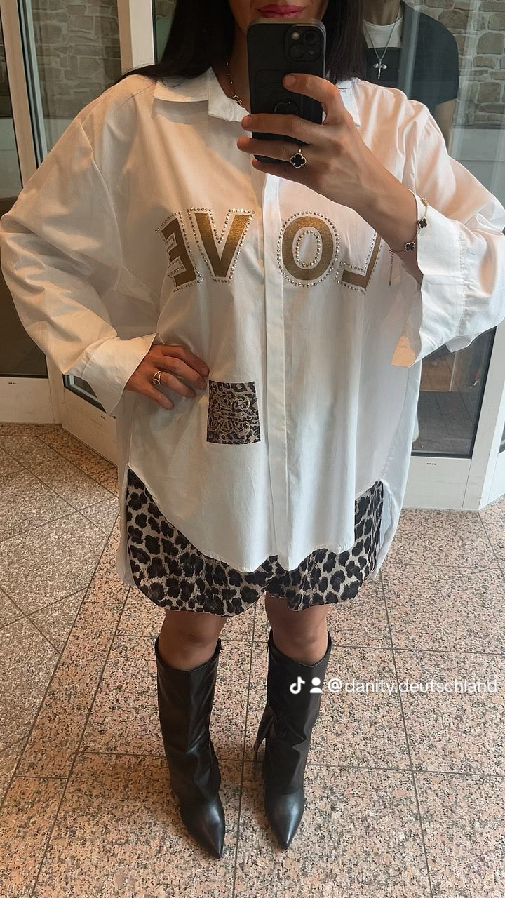 OVERSIZED BLUSE LOVE