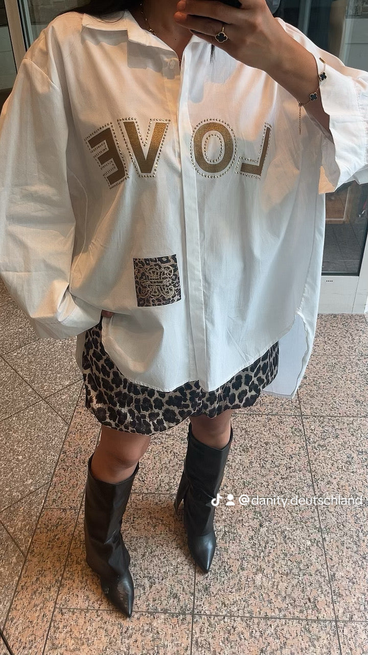 OVERSIZED BLUSE LOVE