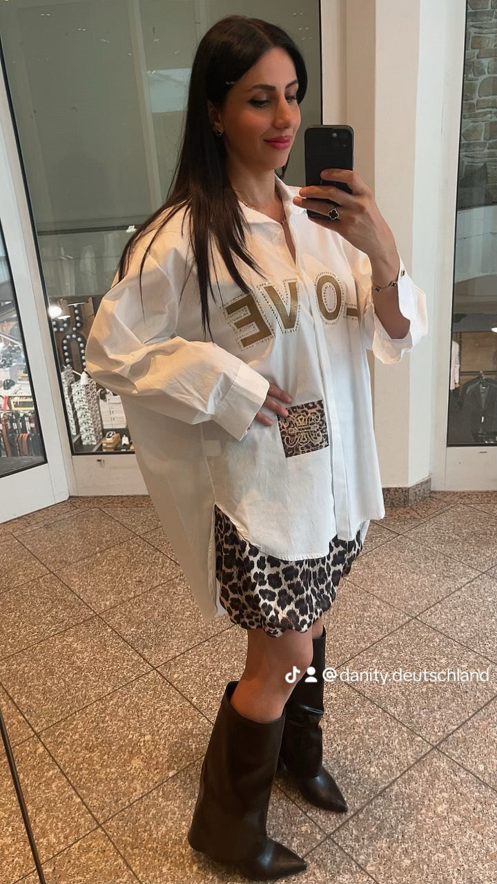 OVERSIZED BLUSE LOVE