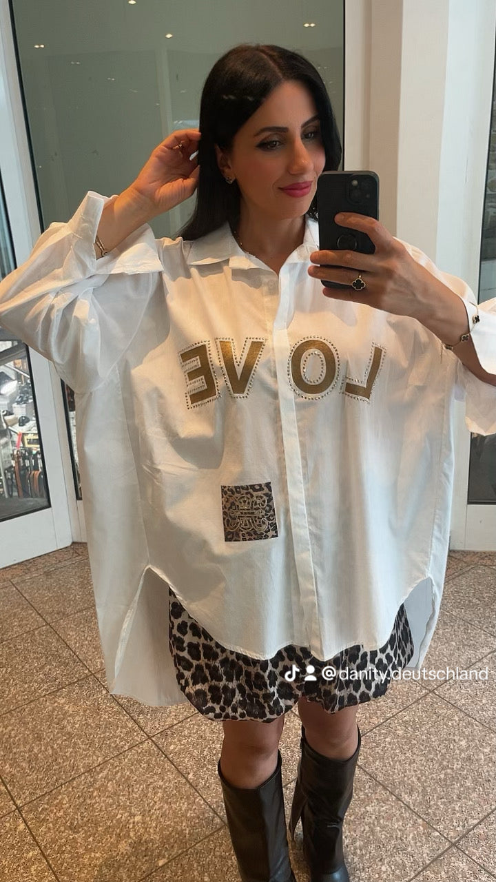 OVERSIZED BLUSE LOVE
