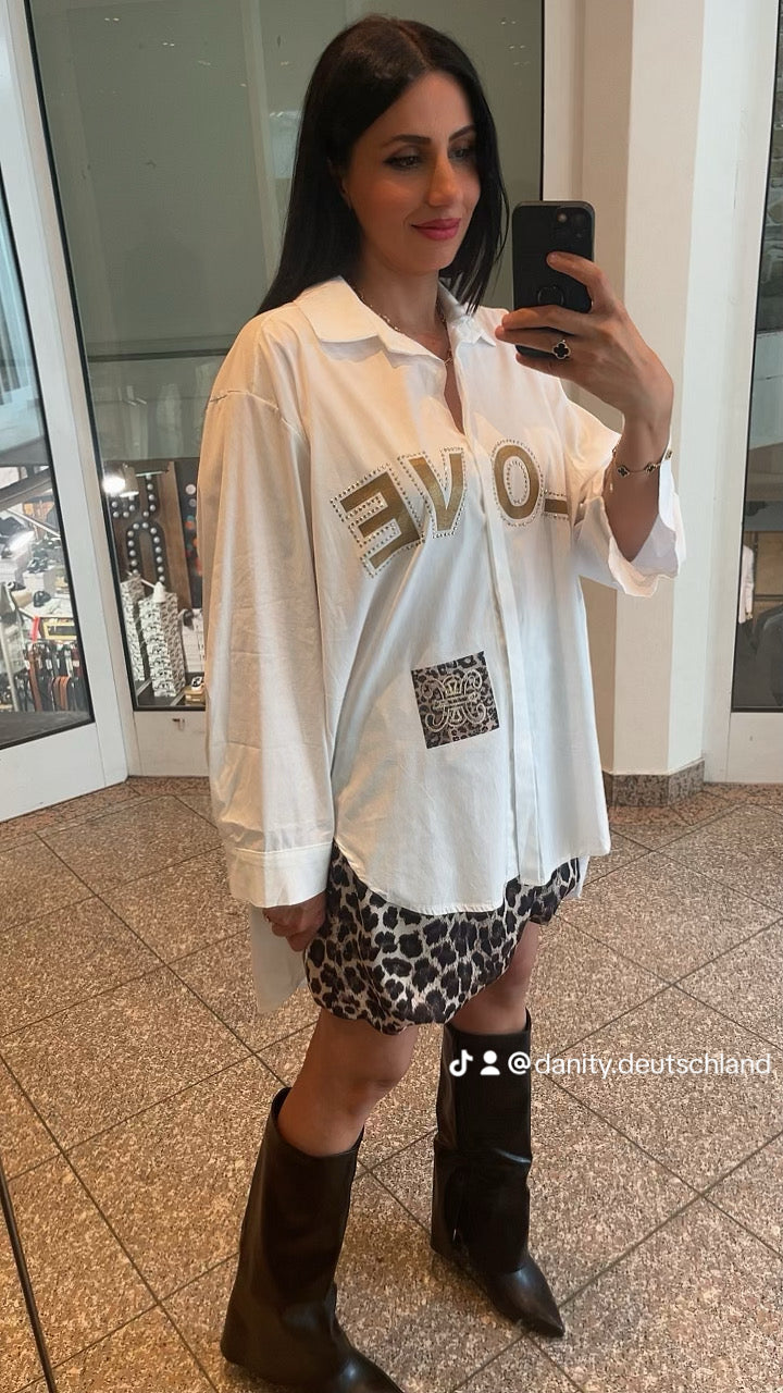 OVERSIZED BLUSE LOVE