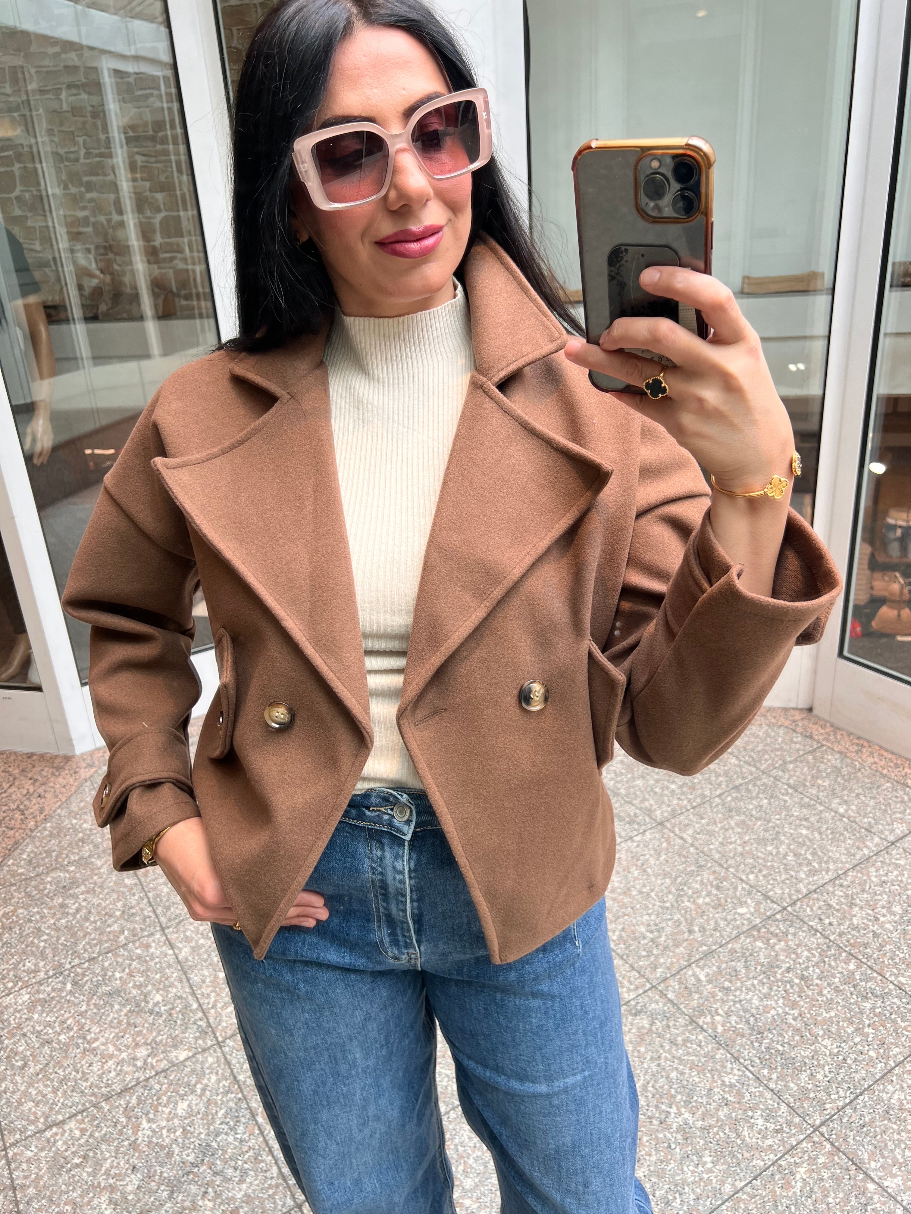 KURZE FILZ JACKE