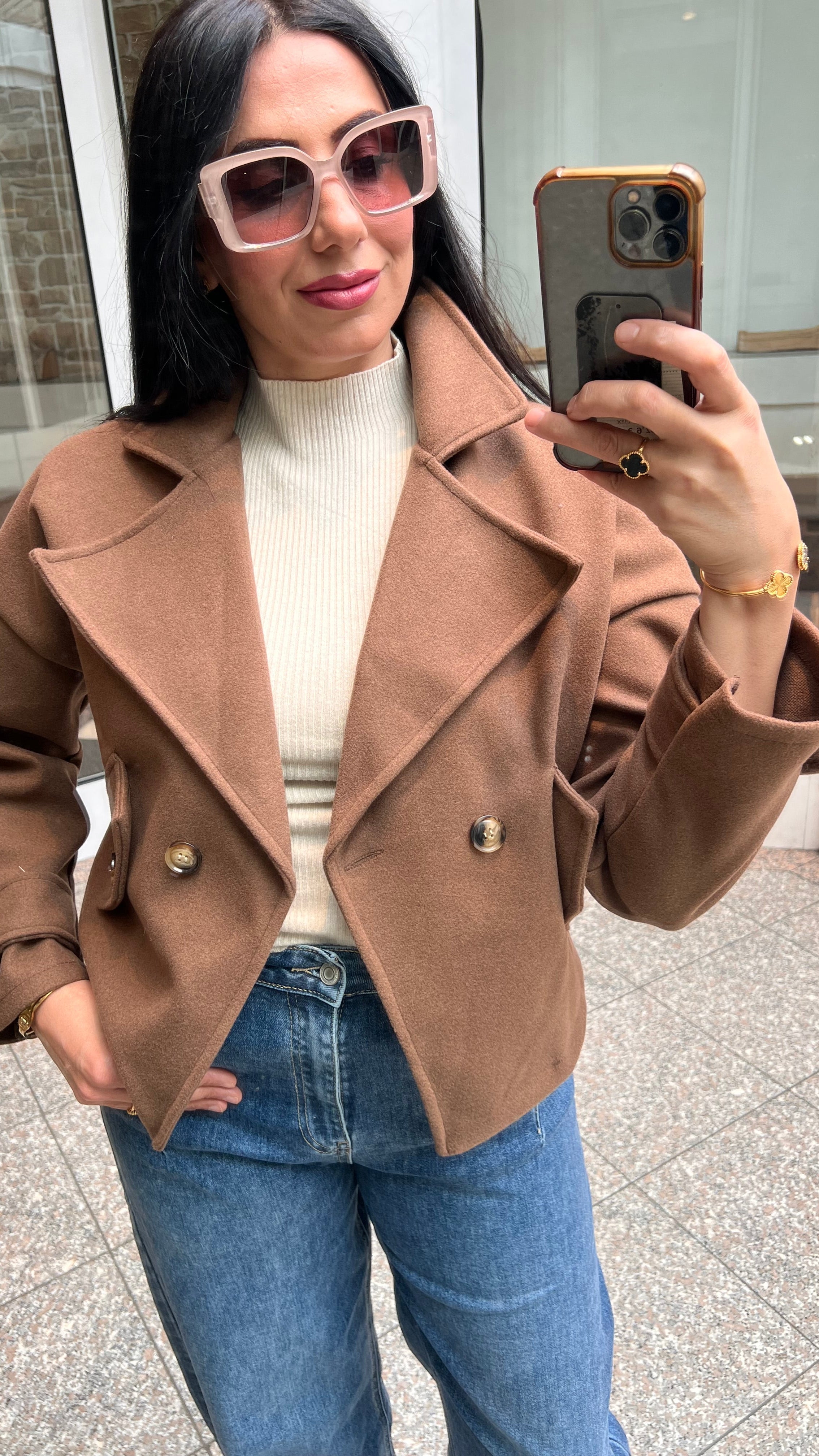 KURZE FILZ JACKE