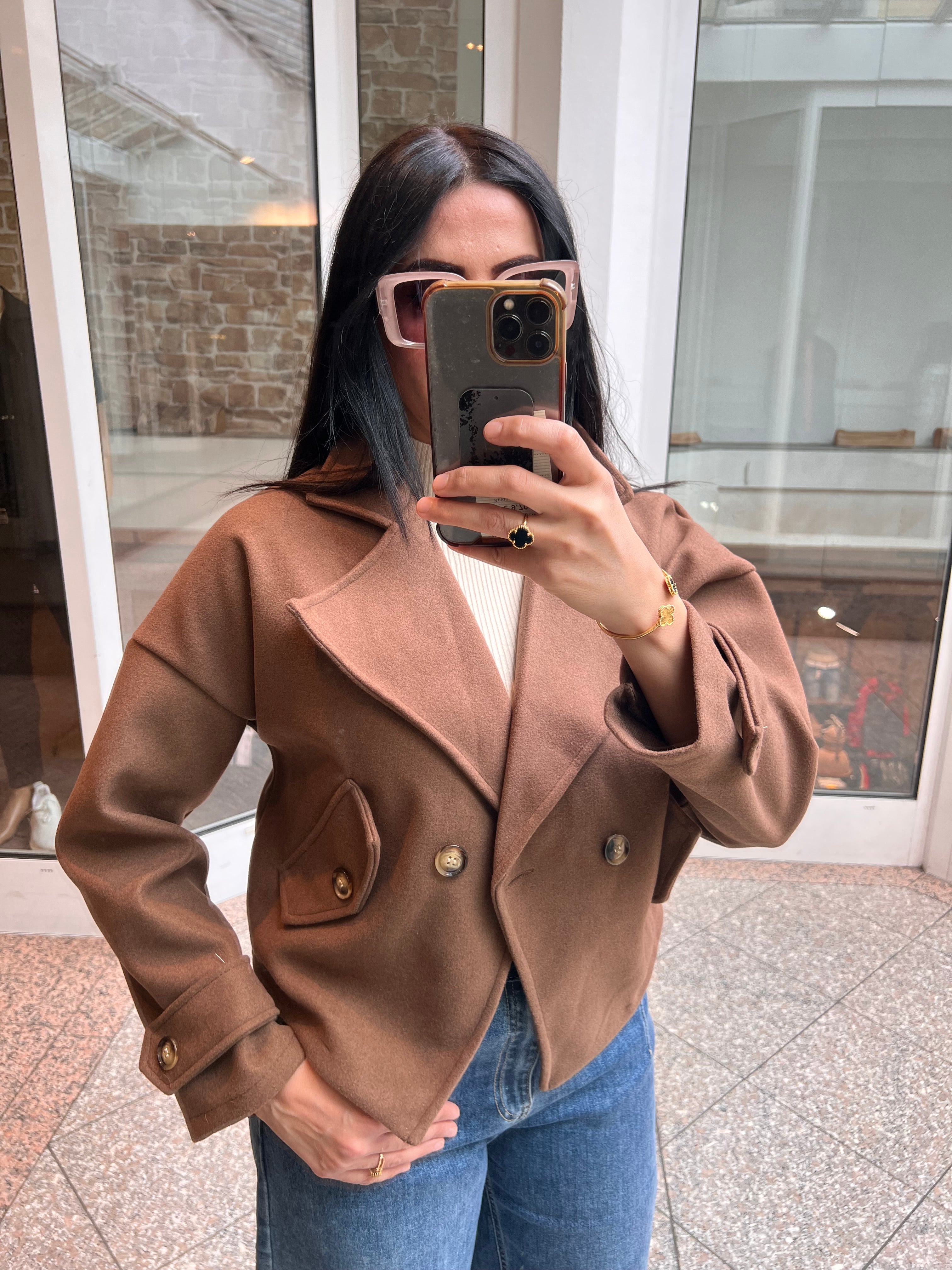 KURZE FILZ JACKE
