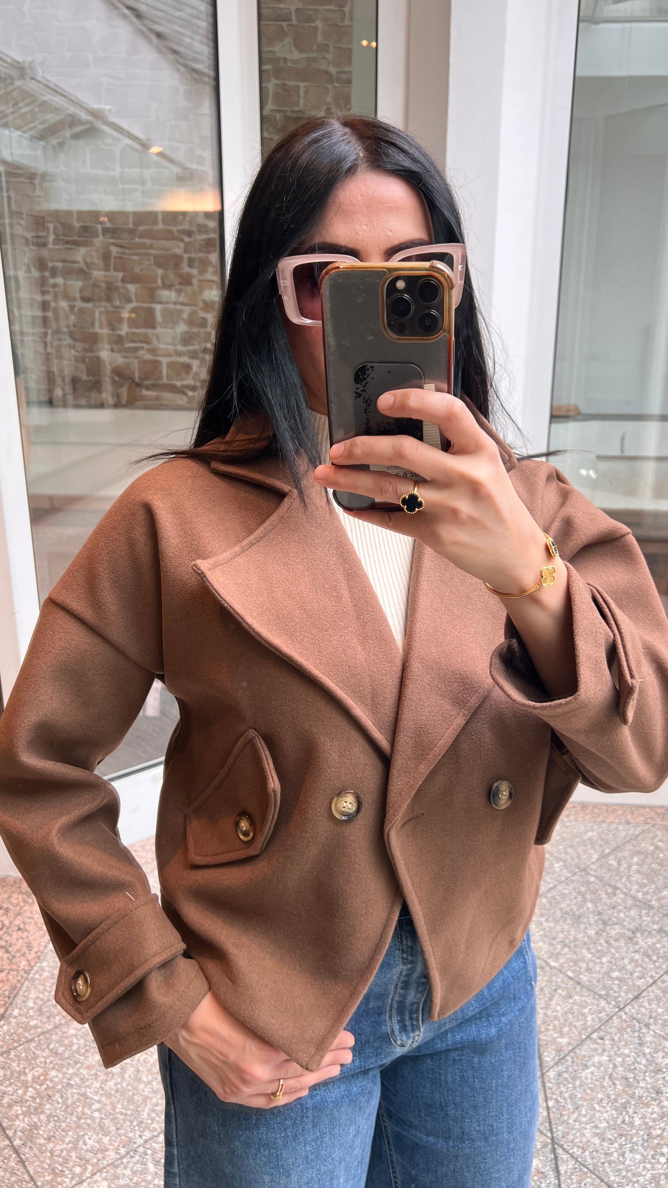 KURZE FILZ JACKE