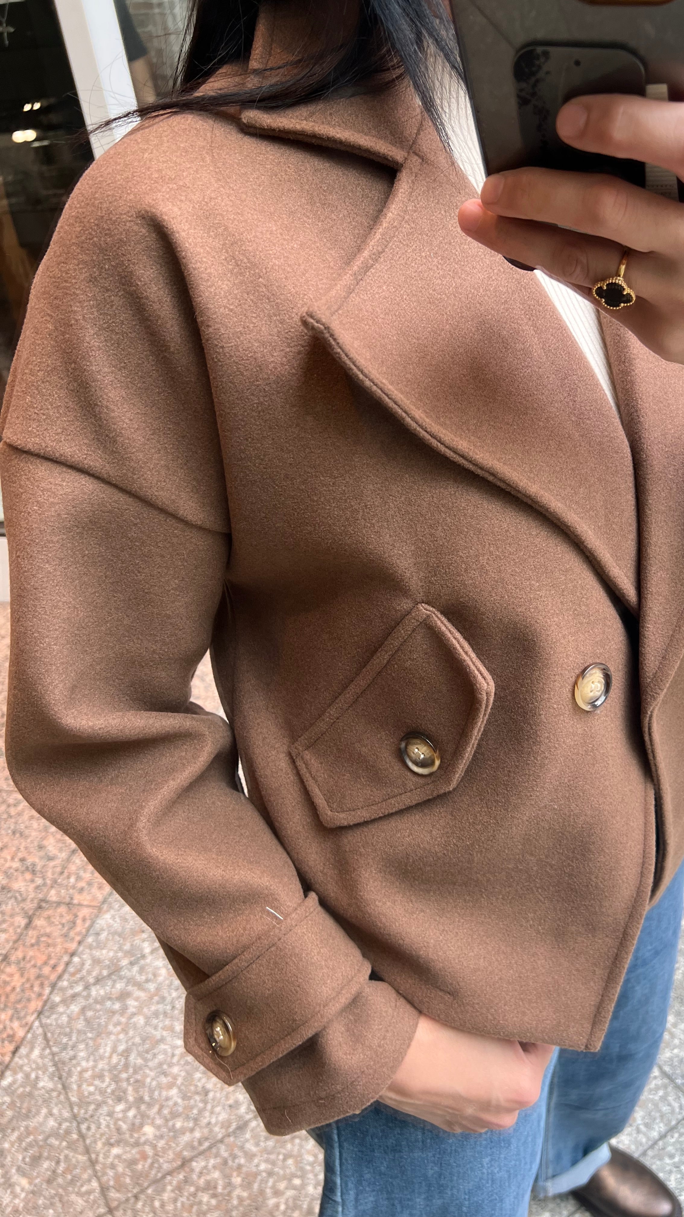 KURZE FILZ JACKE