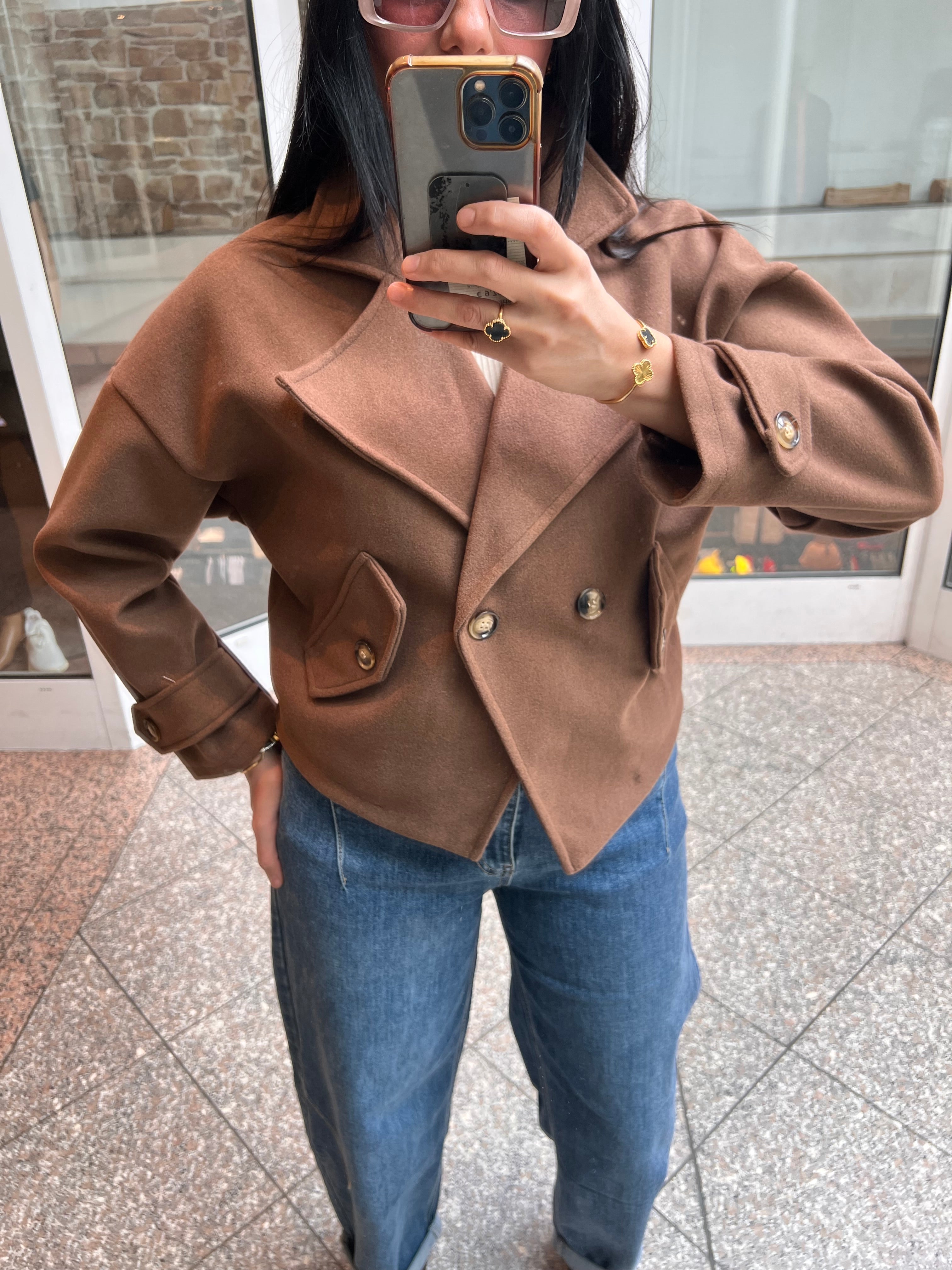 KURZE FILZ JACKE