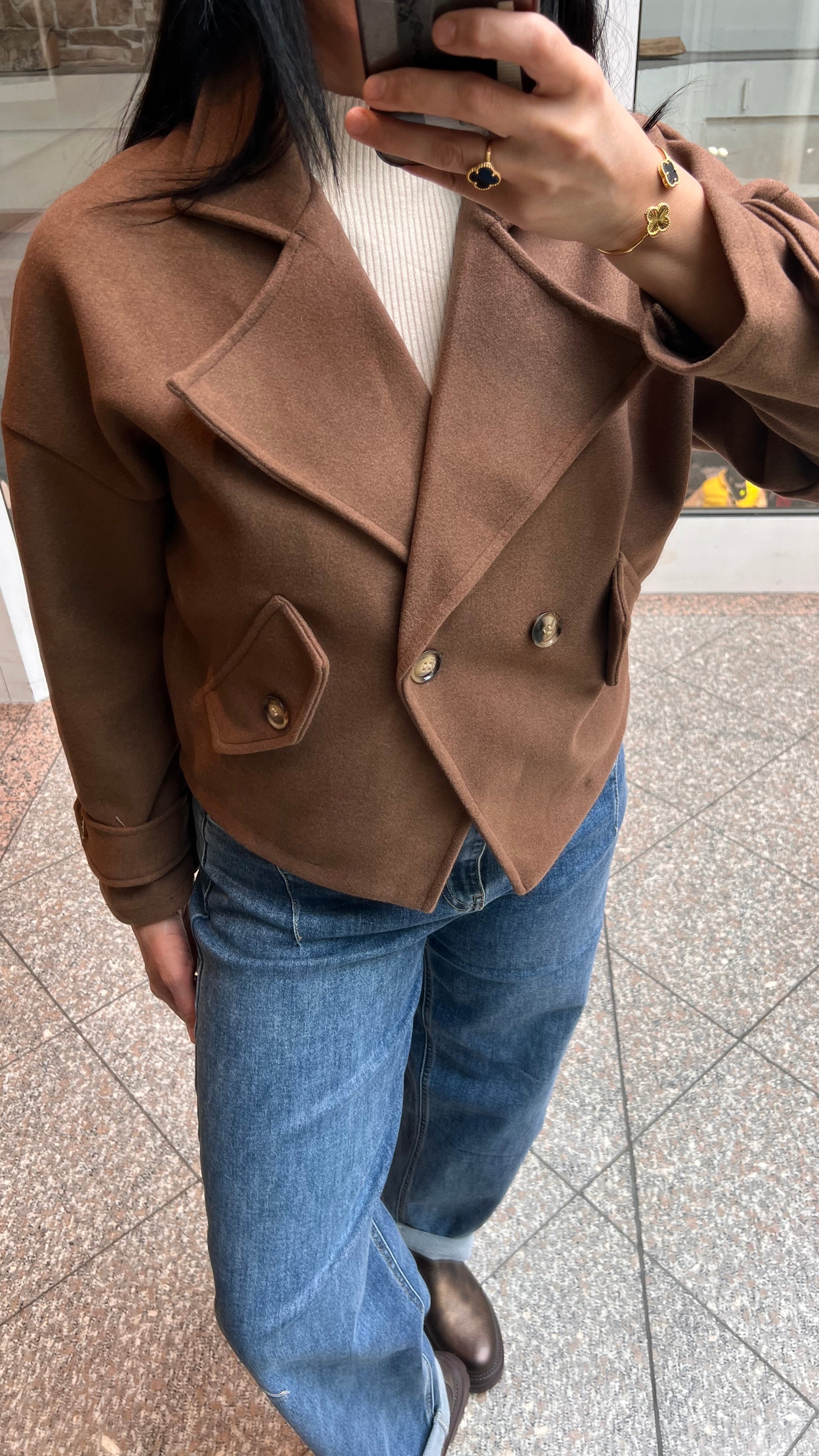 KURZE FILZ JACKE